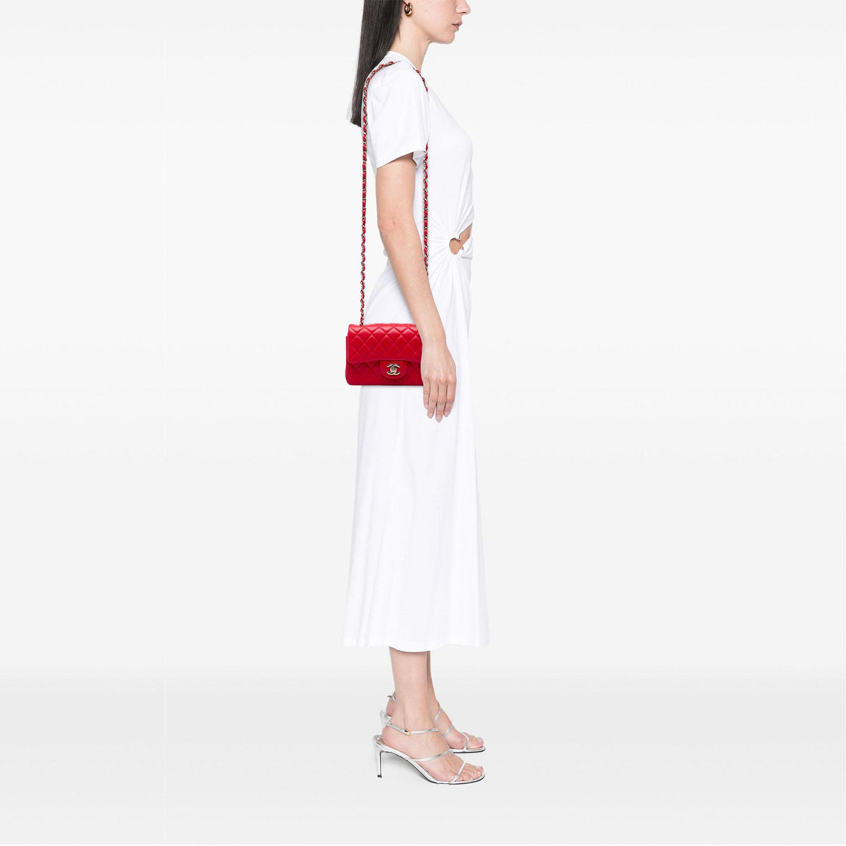 Chanel Mini Rectangular Classic Lambskin Single Flap