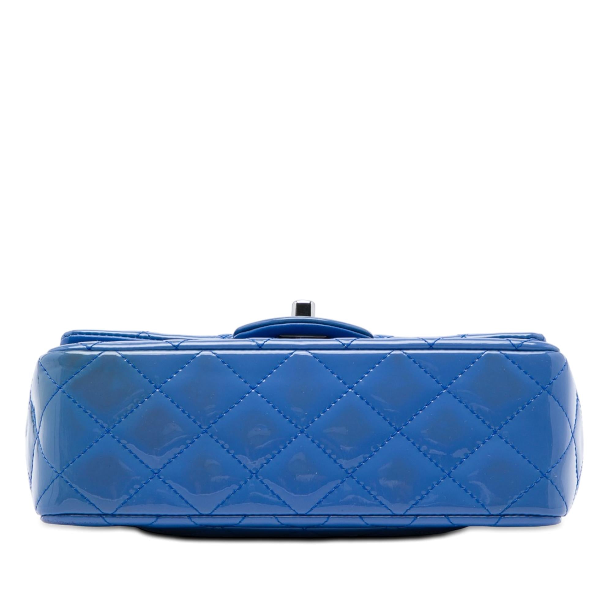 Chanel Mini Rectangular Classic Patent Single Flap