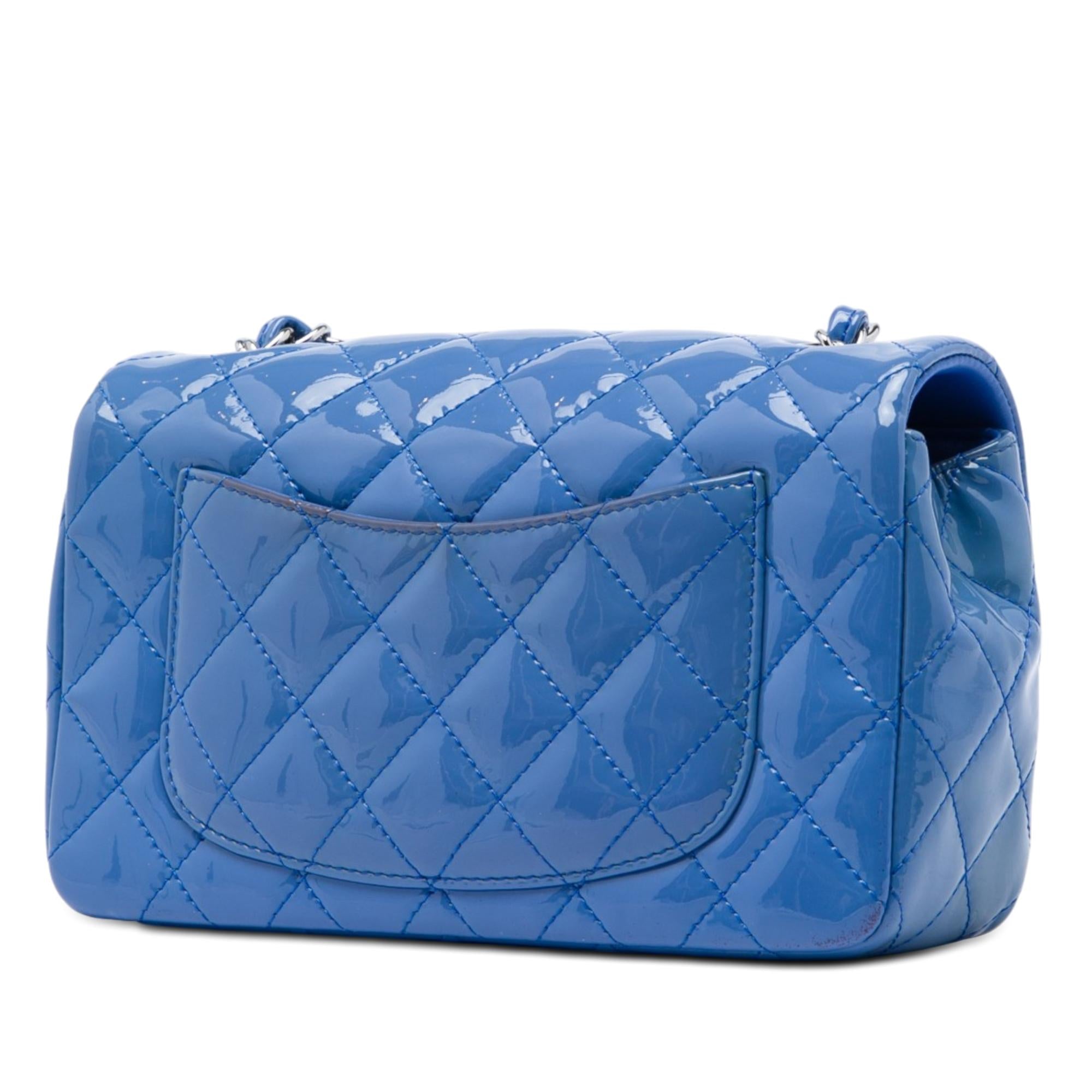 Chanel Mini Rectangular Classic Patent Single Flap