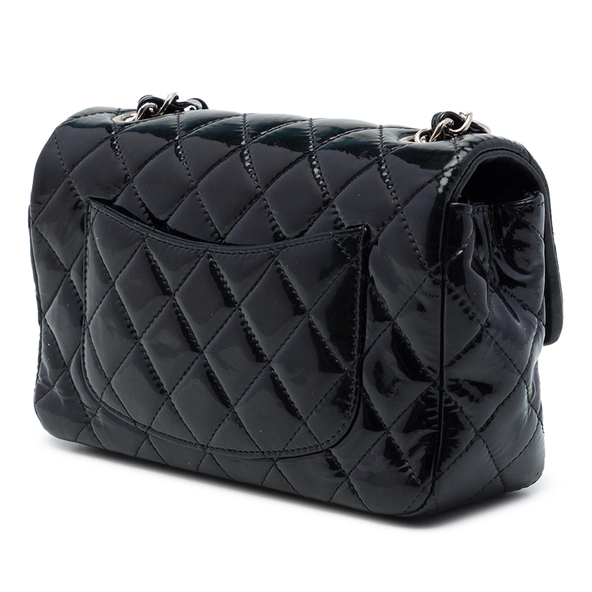 Chanel Mini Rectangular Classic Patent Single Flap