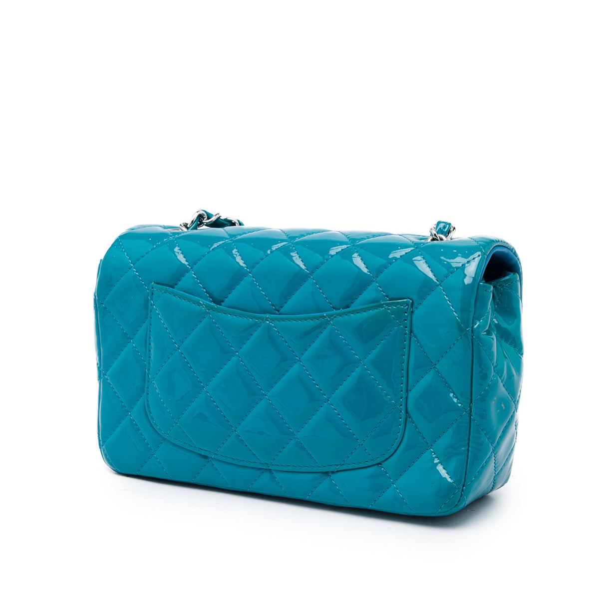 Chanel Mini Rectangular Classic Patent Single Flap