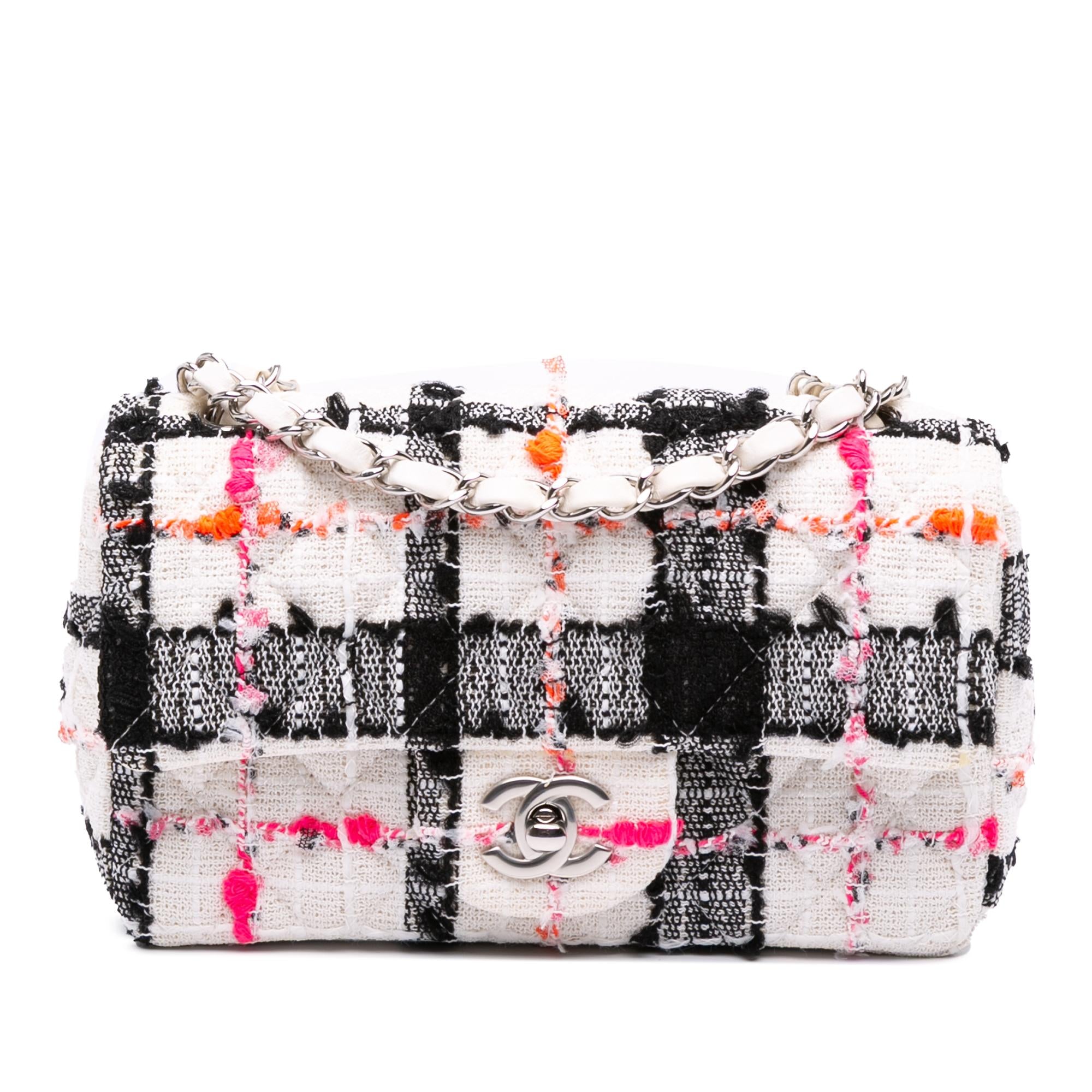 Chanel Mini Rectangular Classic Tweed Single Flap