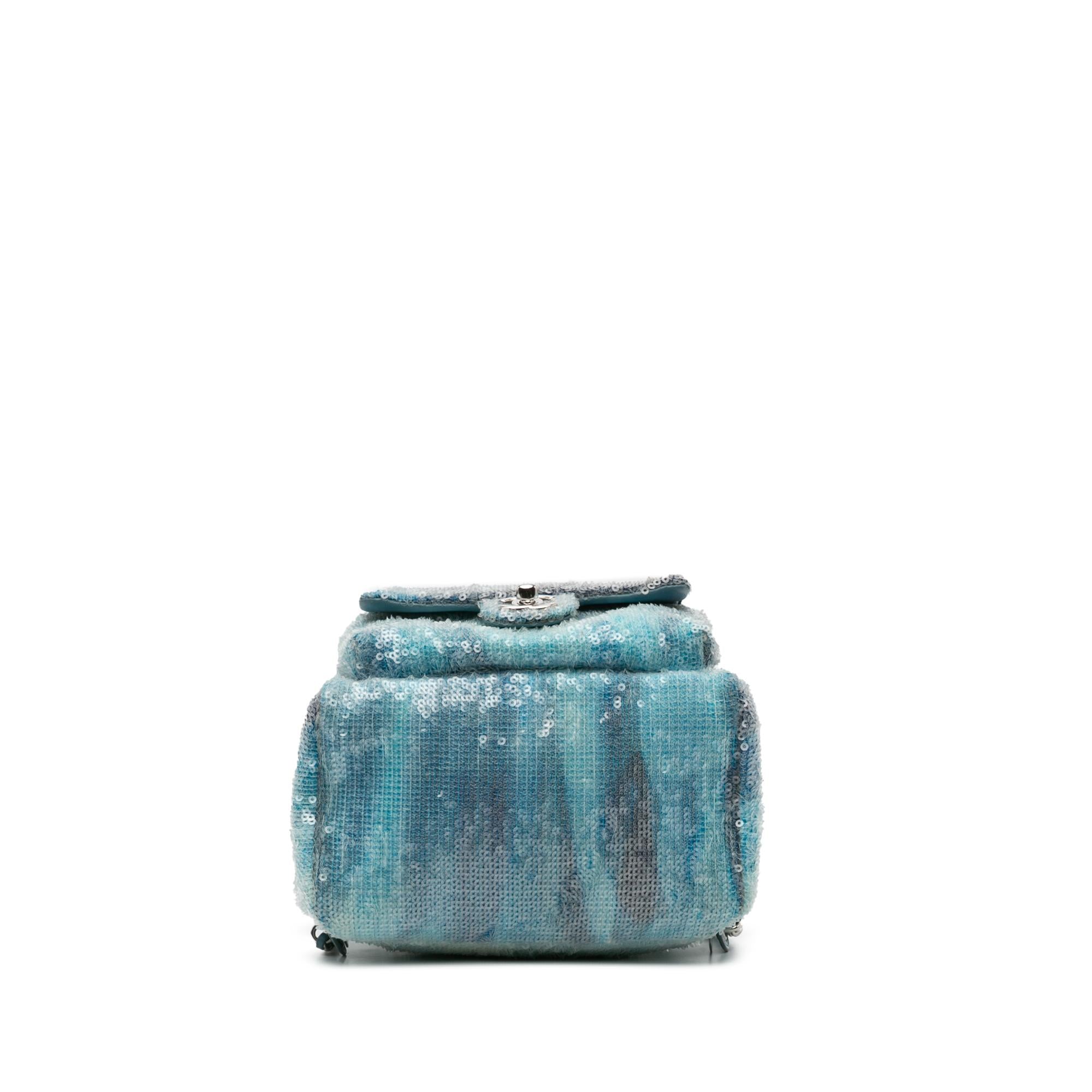 Chanel Mini Sequins and Lambskin Waterfall Backpack