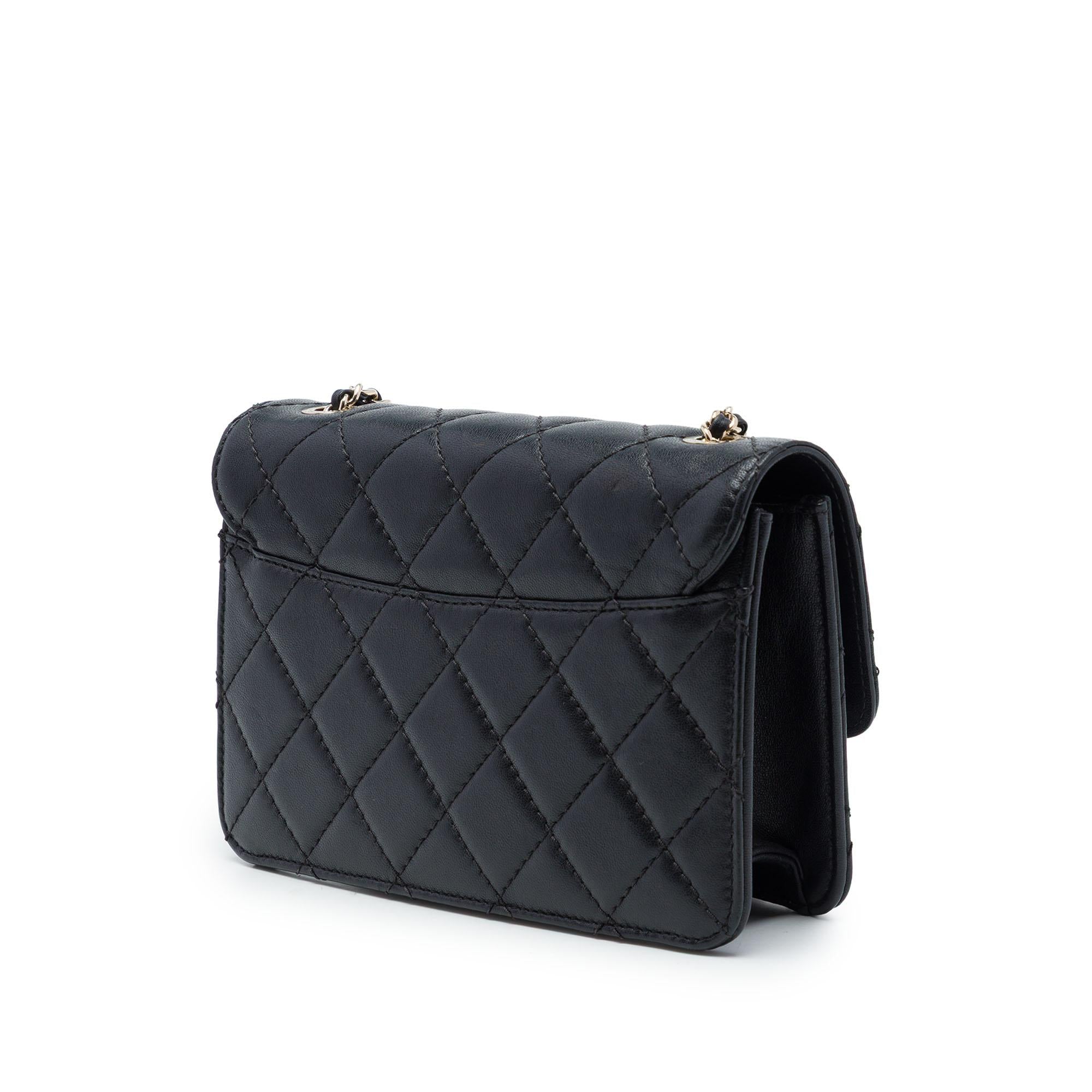 Chanel Mini Sheepskin Beauty Lock Flap
