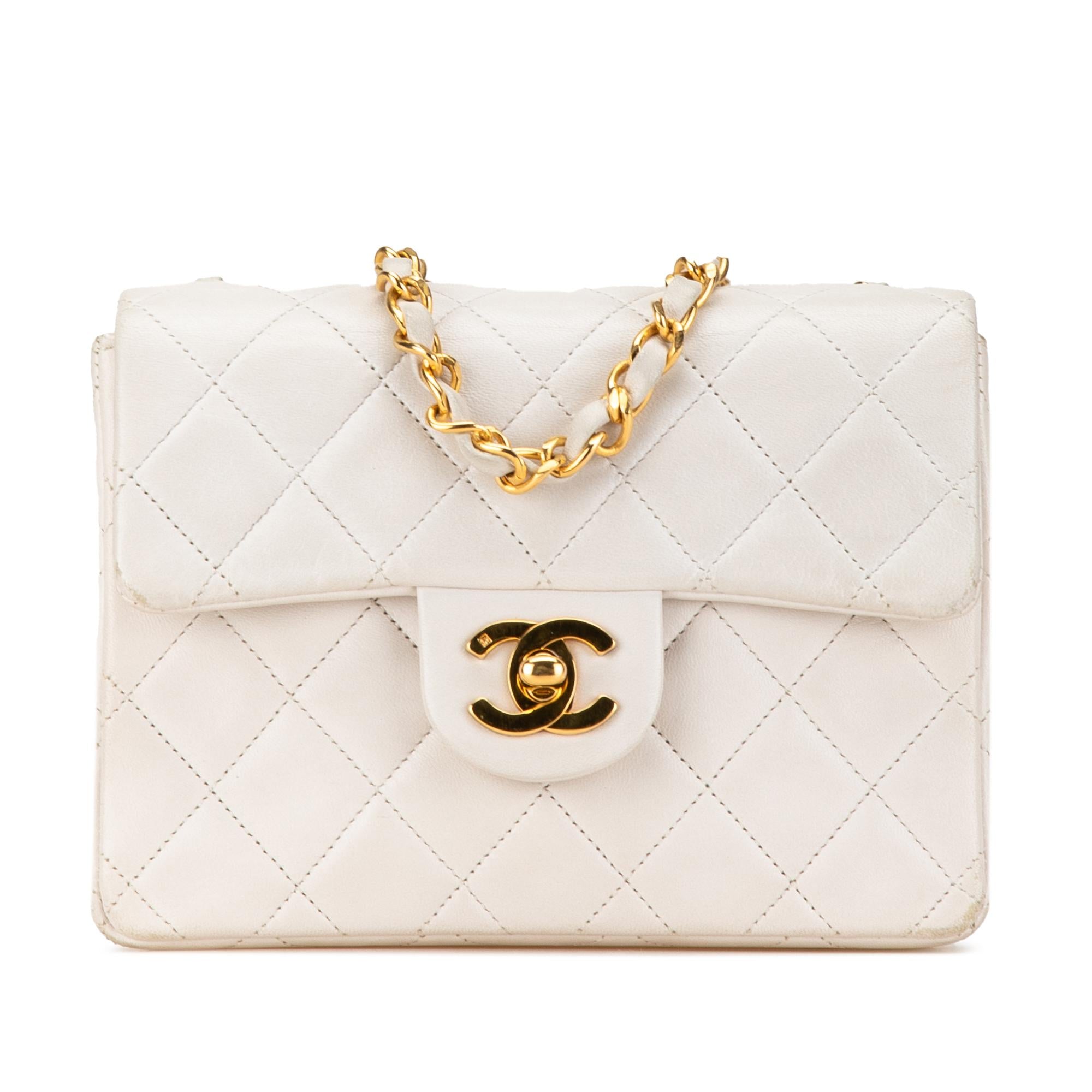 Chanel Mini Square Classic Lambskin Single Flap