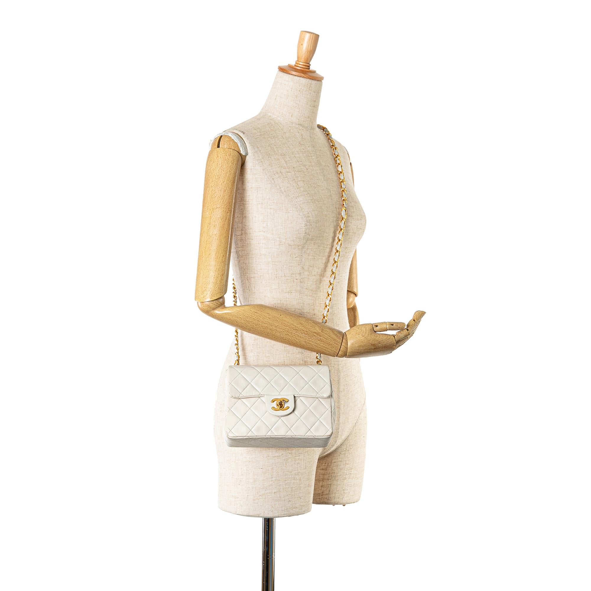 Chanel Mini Square Classic Lambskin Single Flap