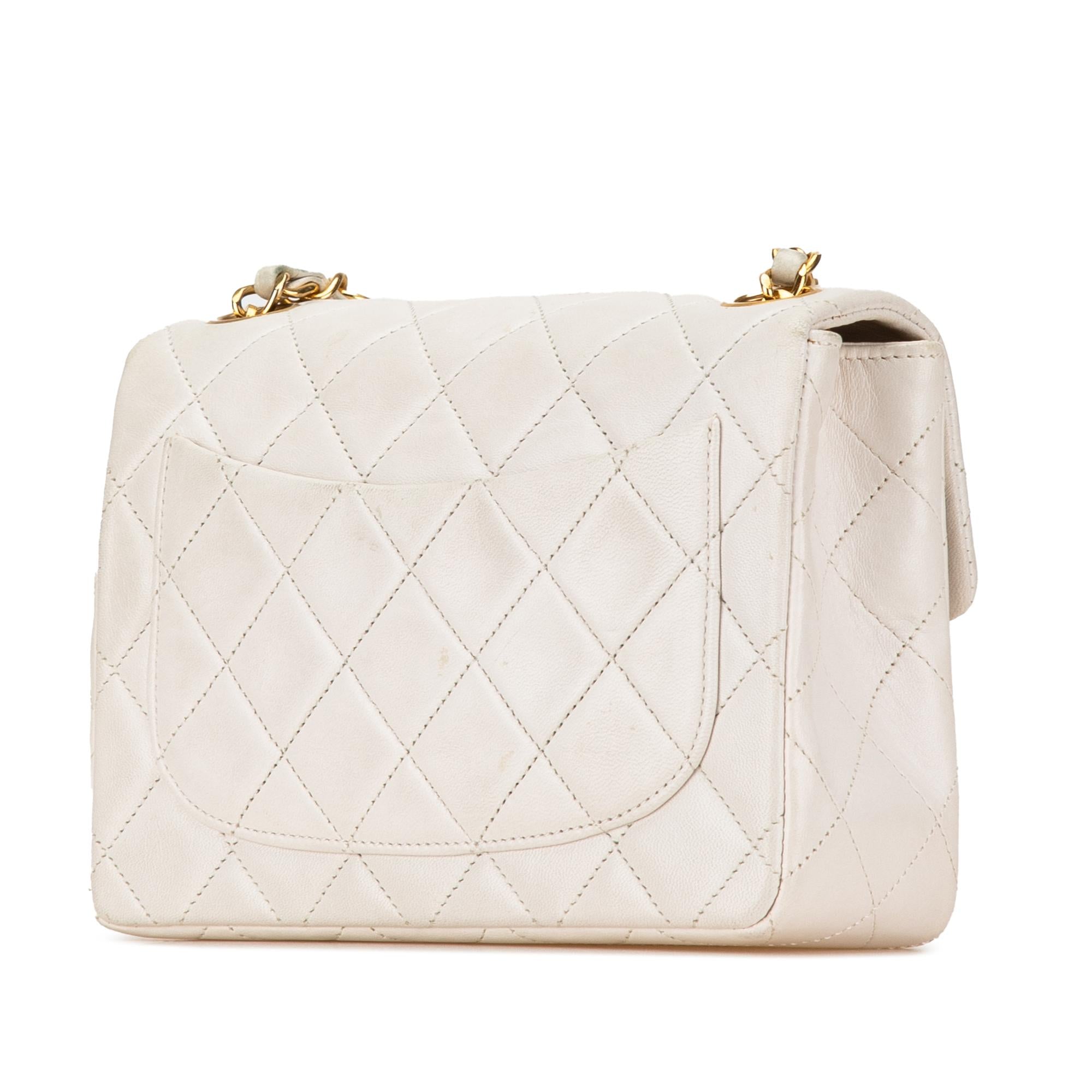 Chanel Mini Square Classic Lambskin Single Flap