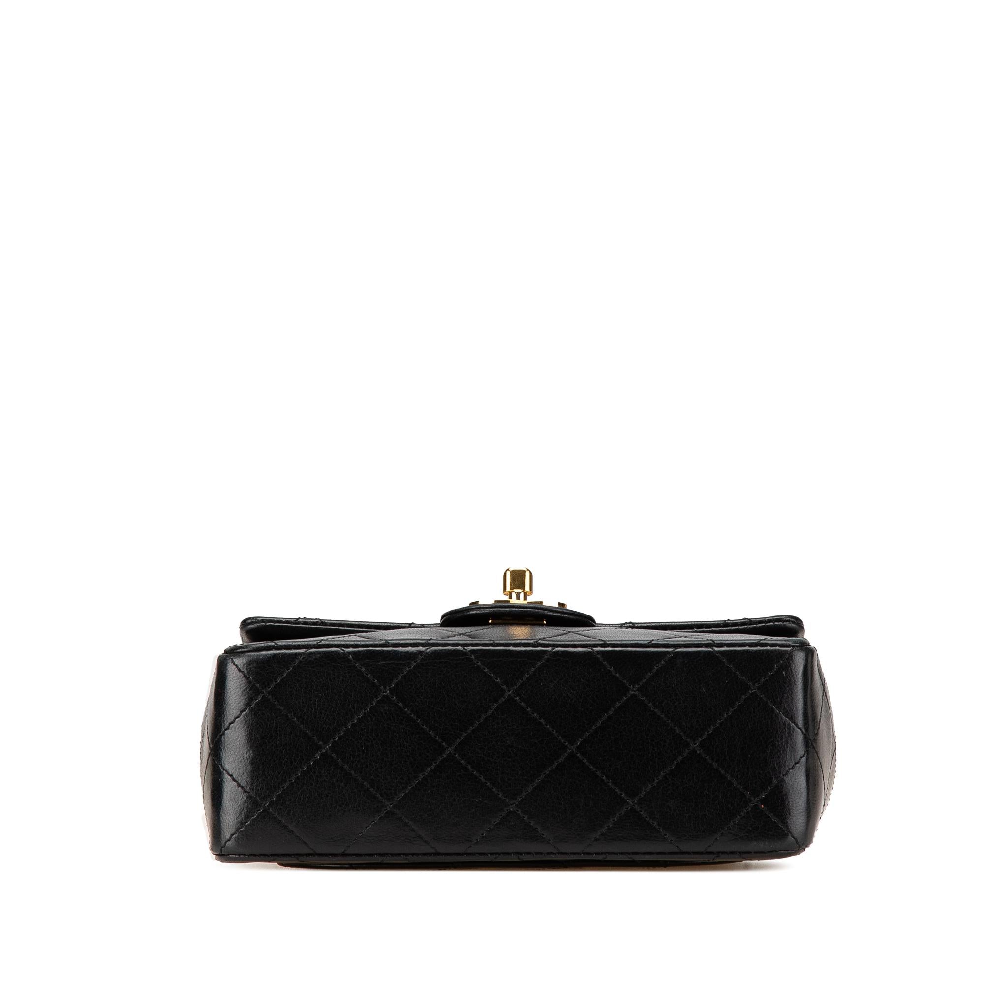 Chanel Mini Square Classic Lambskin Single Flap