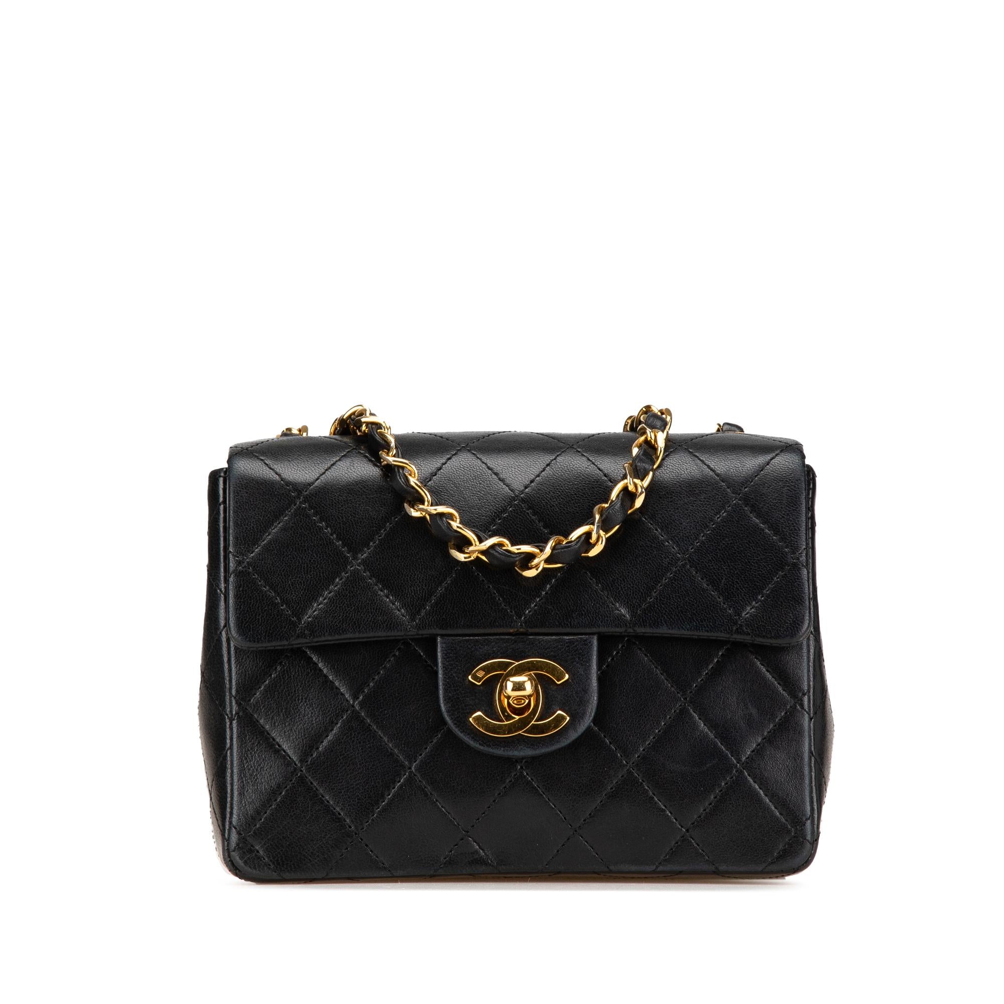 Chanel Mini Square Classic Lambskin Single Flap