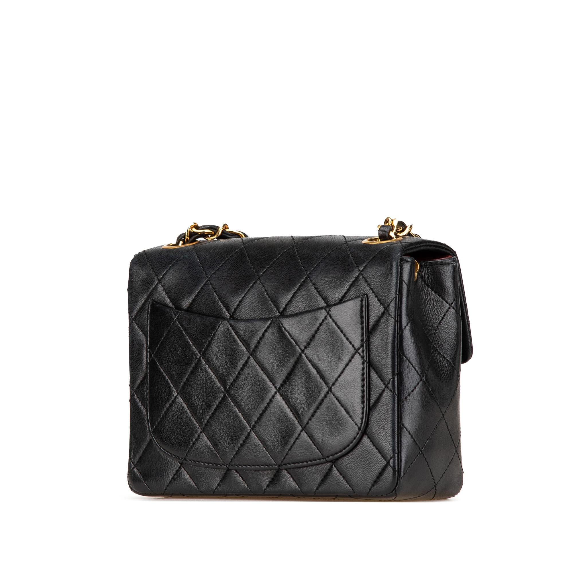 Chanel Mini Square Classic Lambskin Single Flap