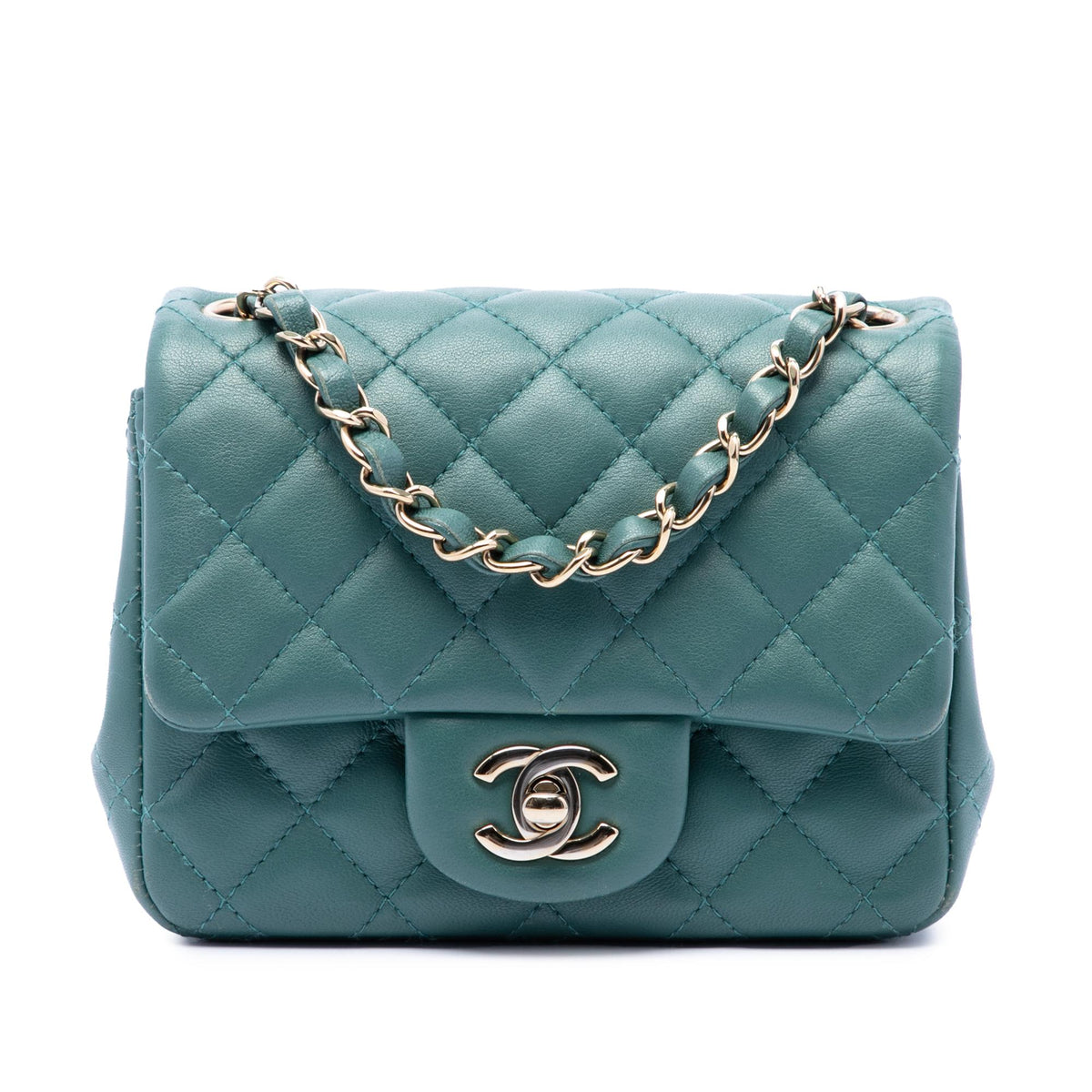 Chanel Mini Square Classic Lambskin Single Flap