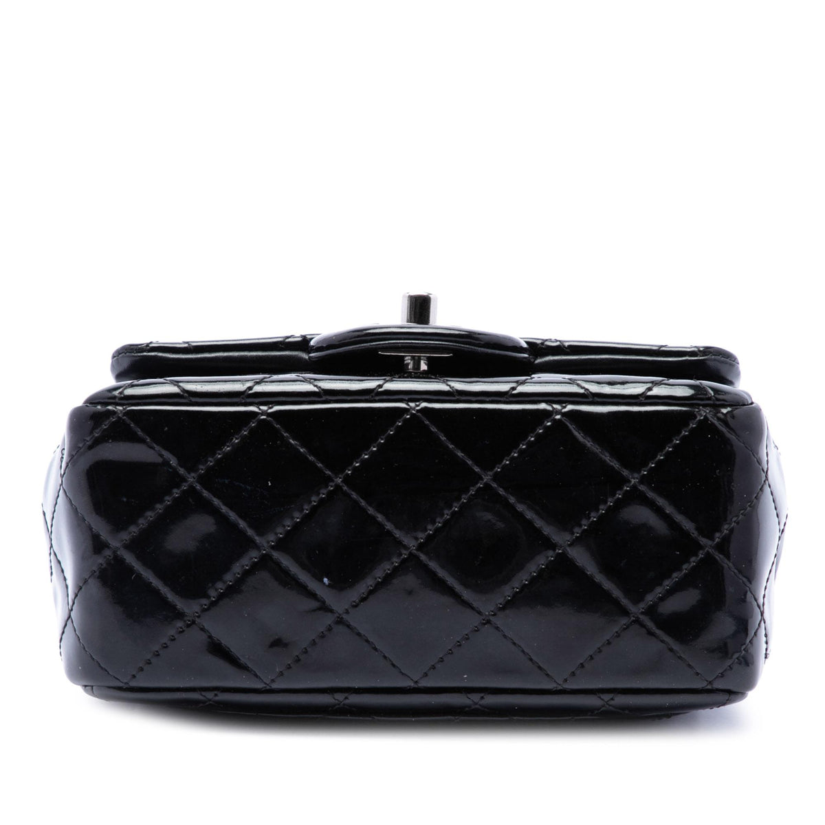 Chanel Mini Square Classic Patent Single Flap