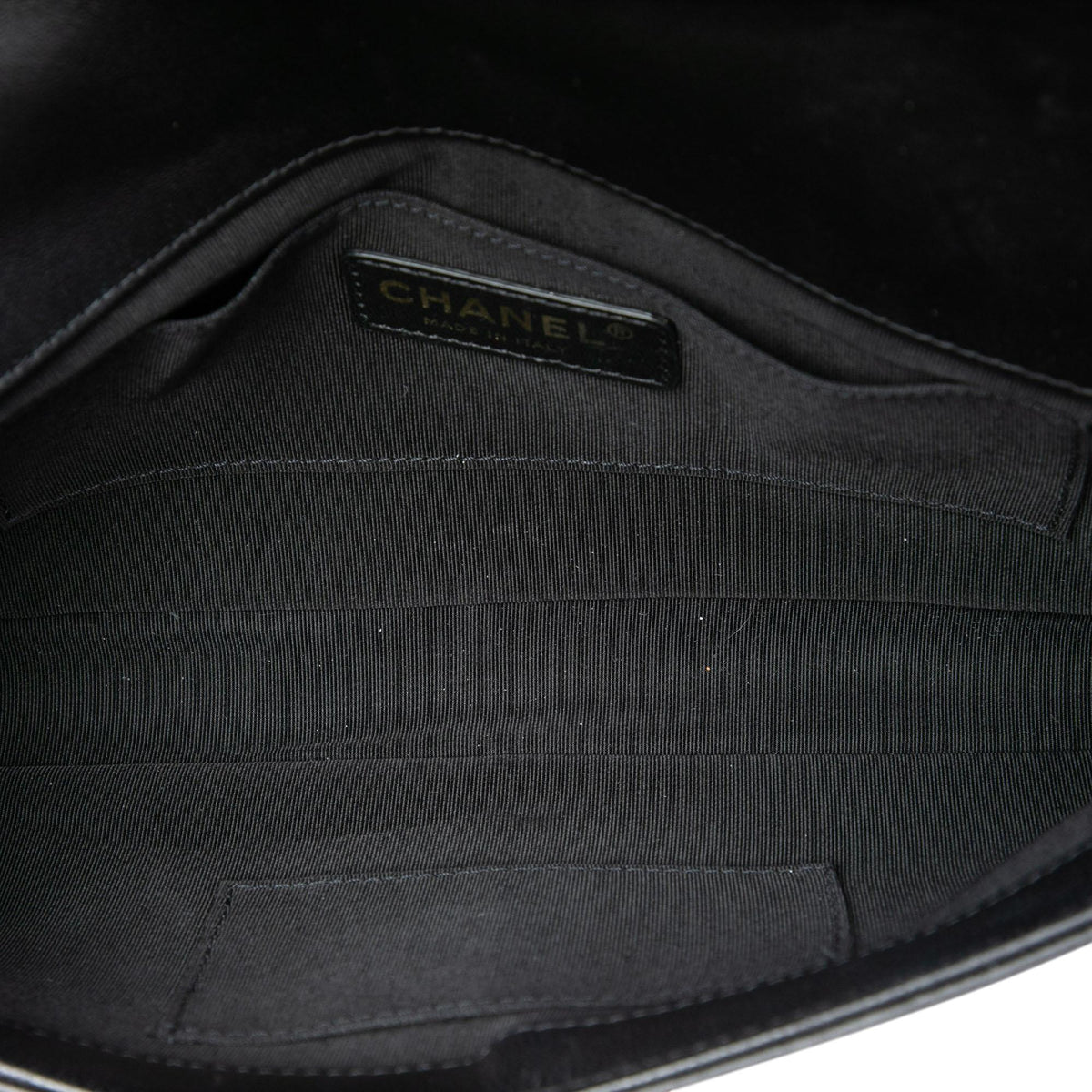 Chanel Multicolor Quilted Lambskin Crest East West Boy Flap