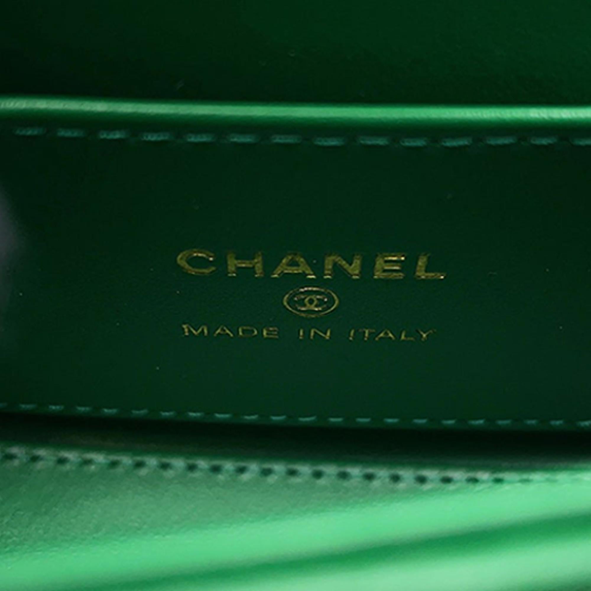 Chanel Nano Aged Calfskin Kelly Shopper Bag