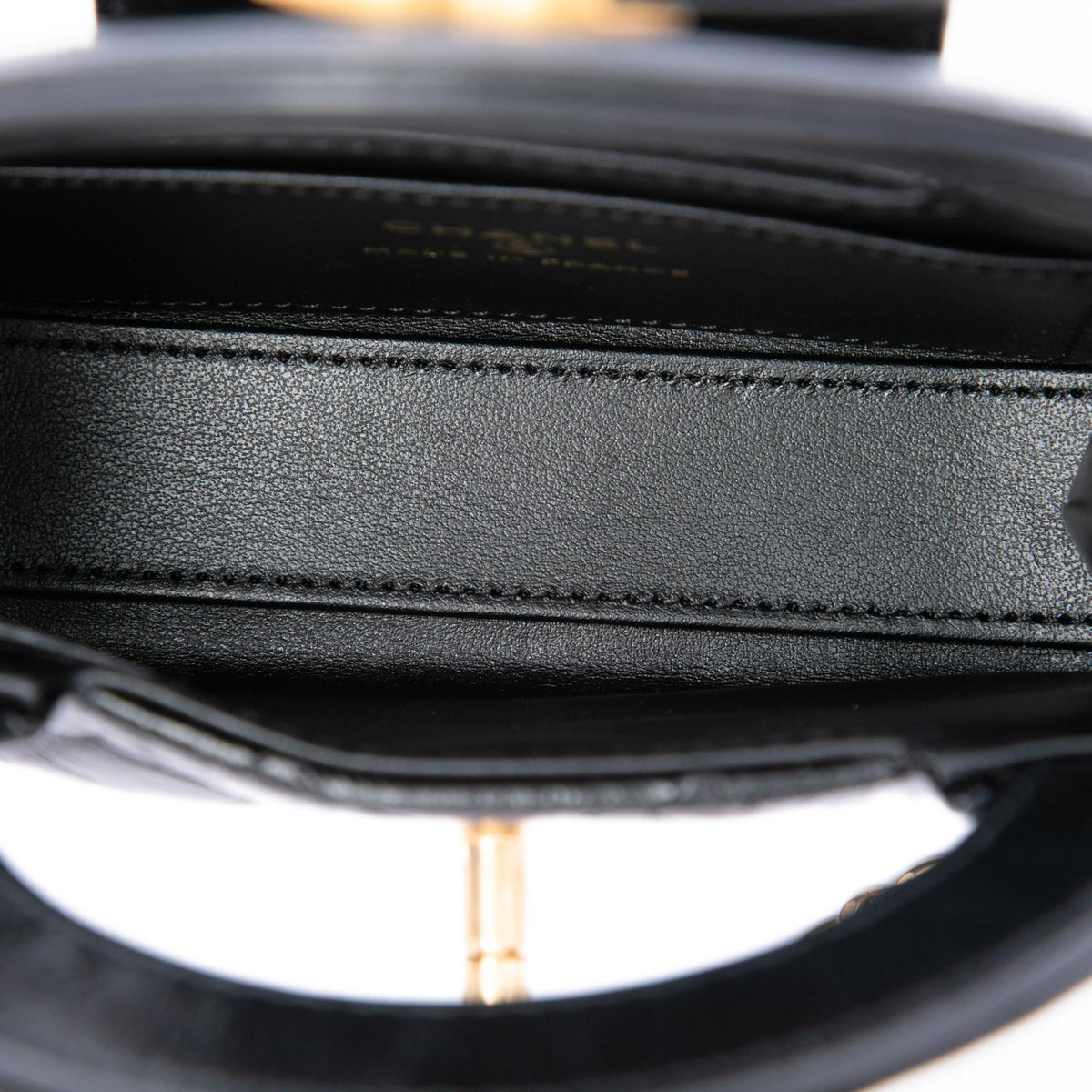 Chanel Nano Aged Calfskin Kelly Shopper Bag