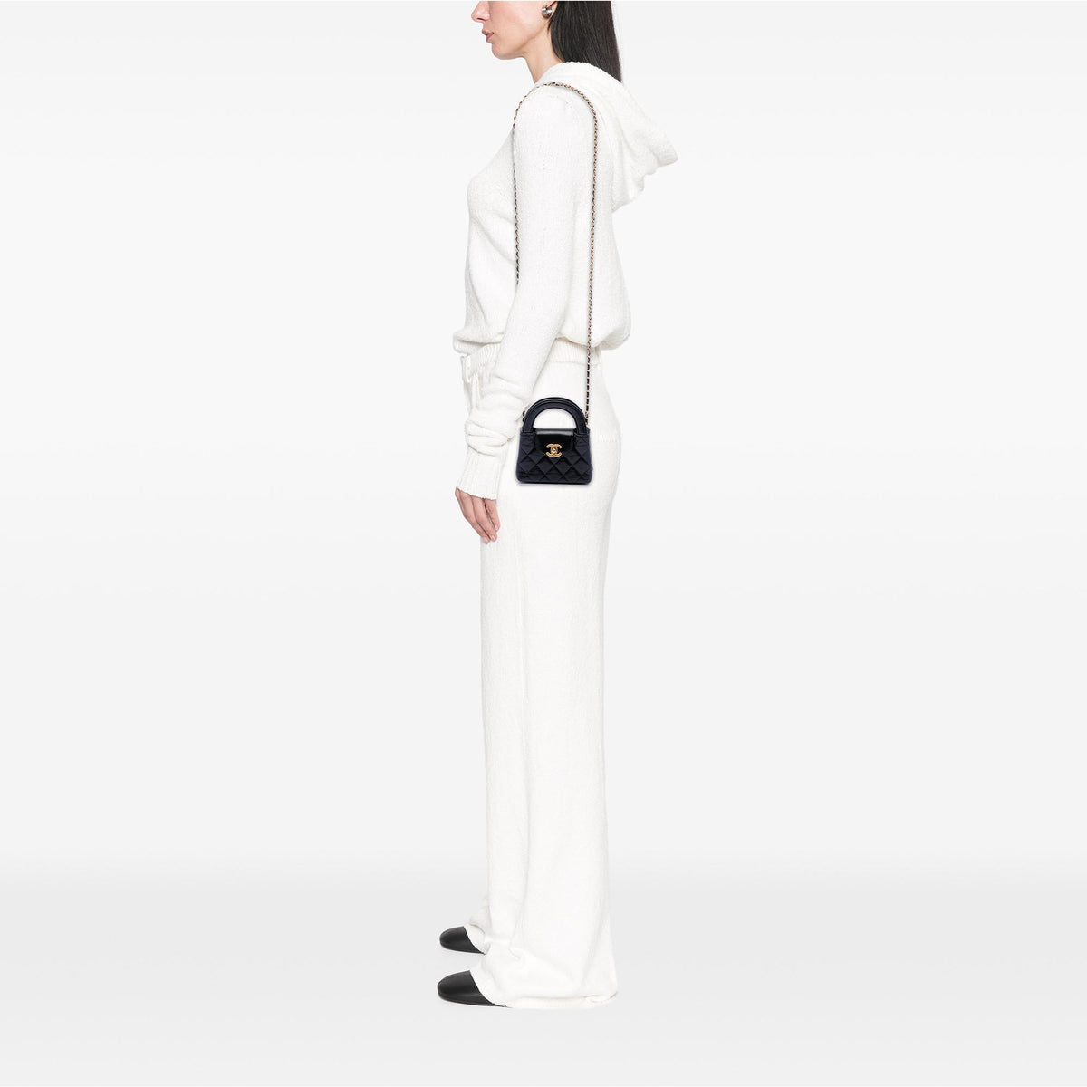 Chanel Nano Aged Calfskin Kelly Shopper Bag