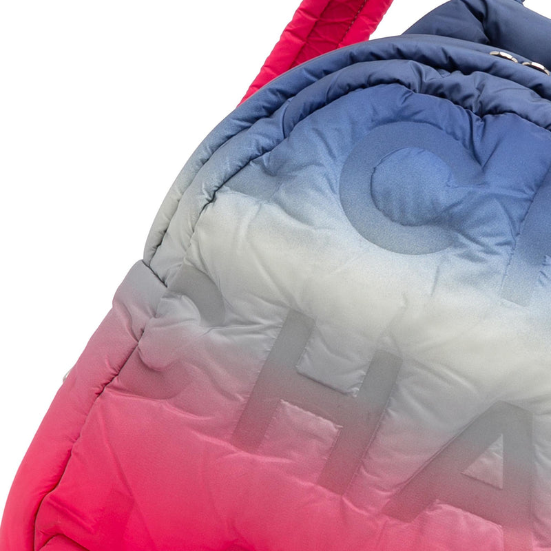 Chanel Nylon Embossed Doudoune Backpack SHG gUfGCc LuxeDH