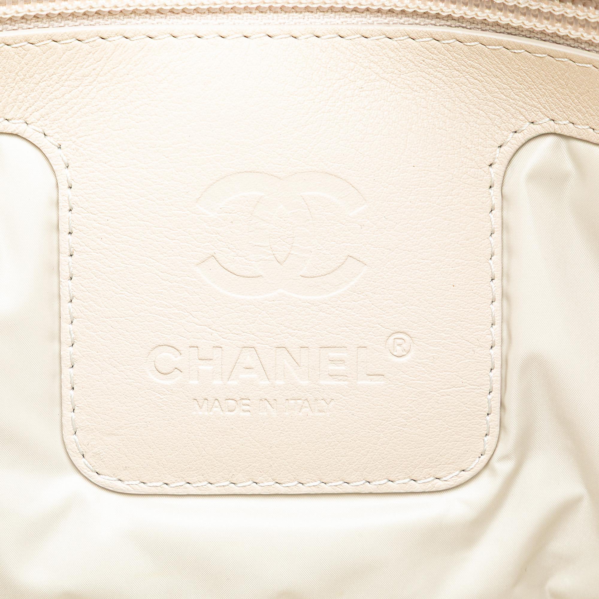 Chanel Nylon Tweed Printed Coco Cocoon Tote