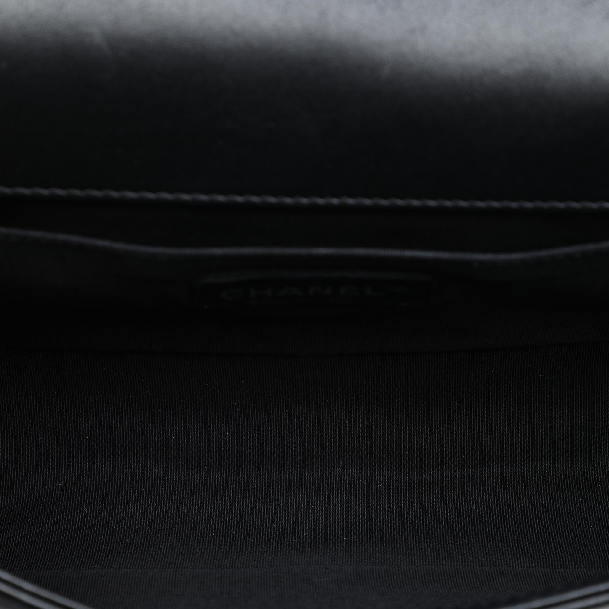 Chanel Old Medium Quilted Lambskin Boy Flap
