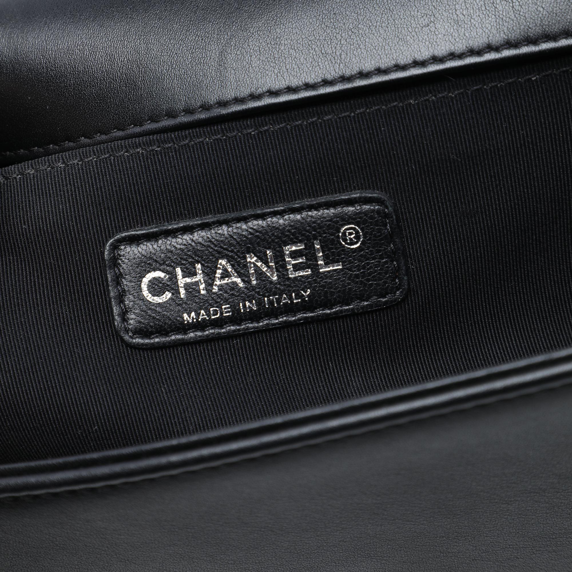 Chanel Old Medium Quilted Lambskin Boy Flap