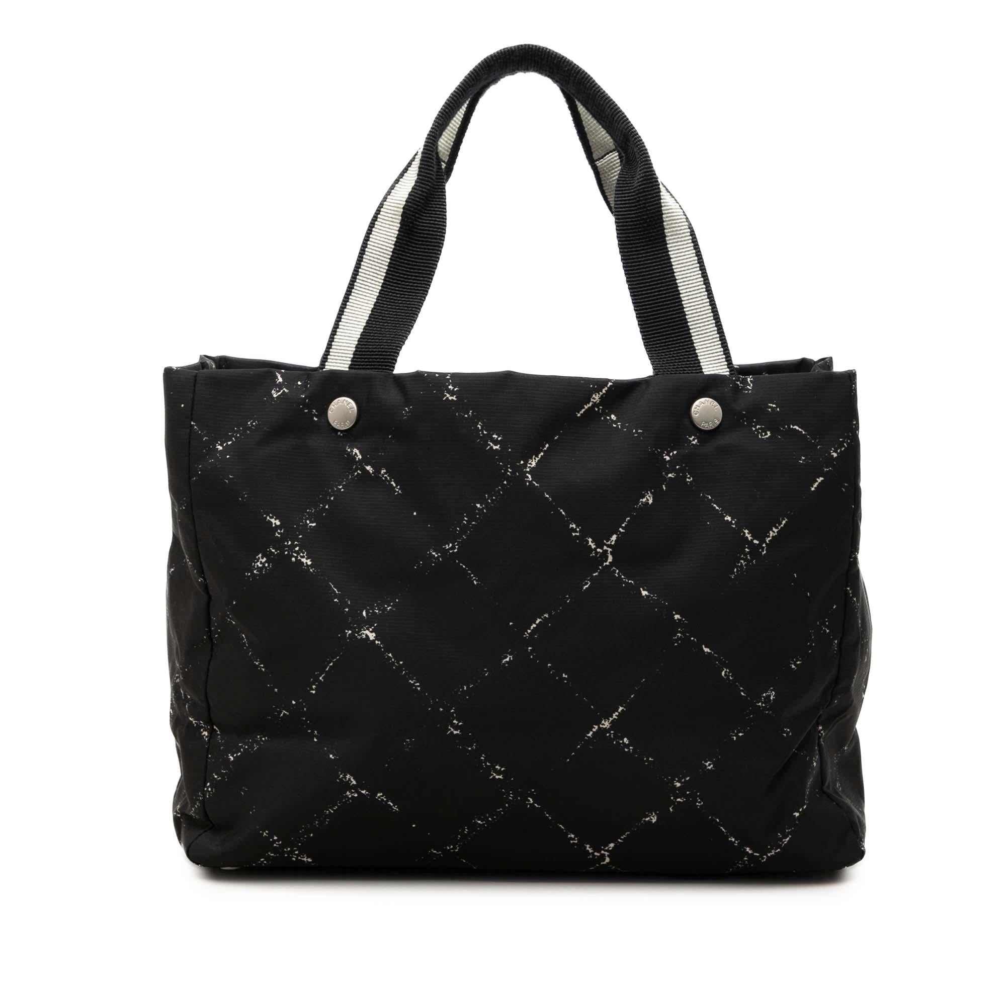 Chanel Old Travel Line Nylon Tote