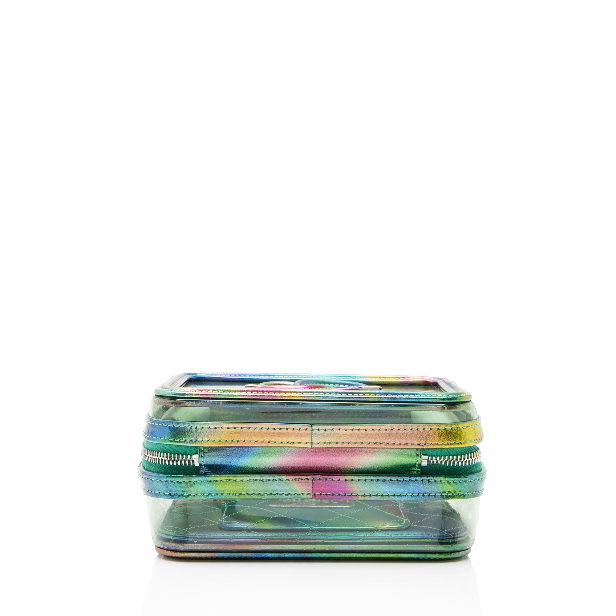 Chanel PVC Rainbow CC Filigree Small Vanity Case