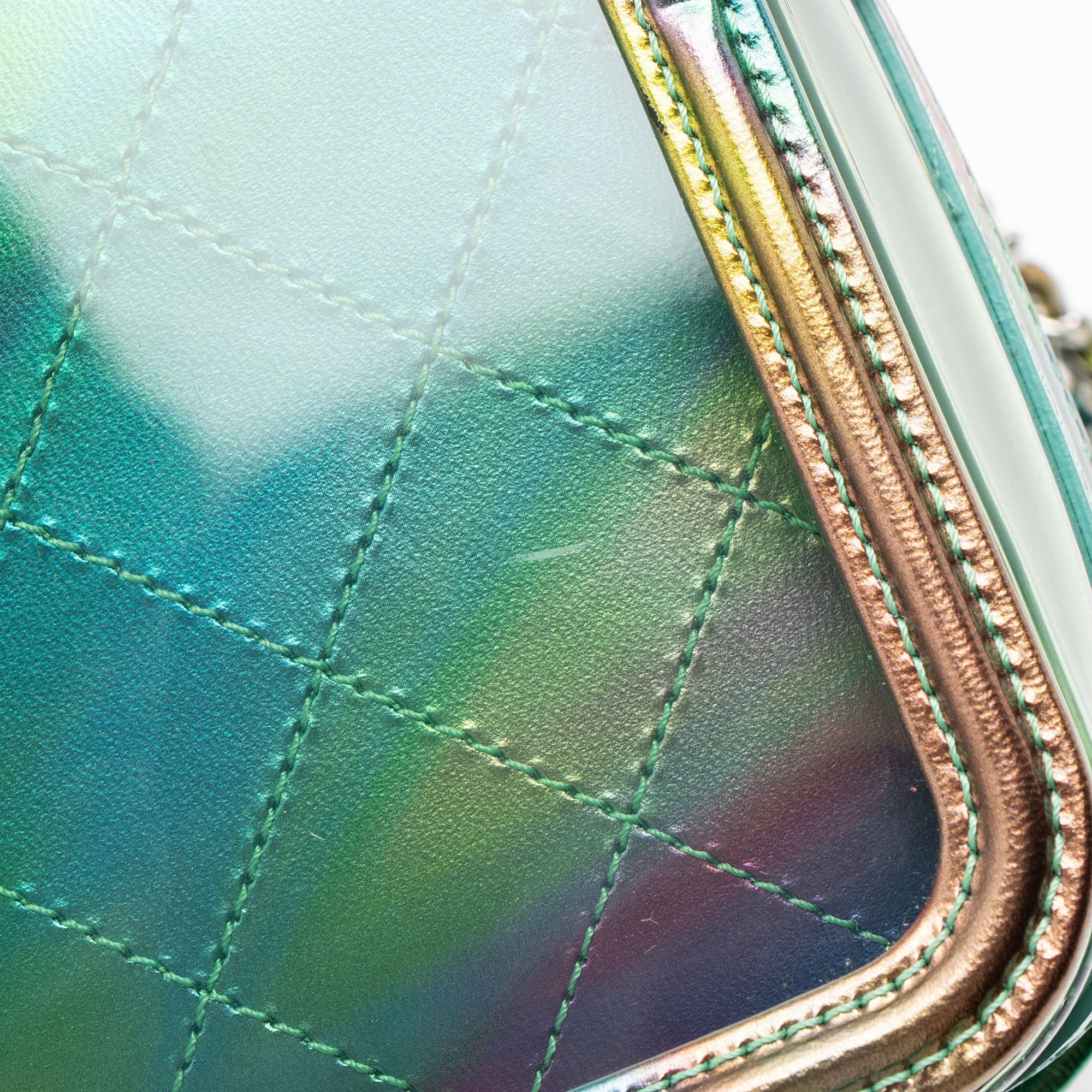 Chanel PVC Rainbow CC Filigree Small Vanity Case