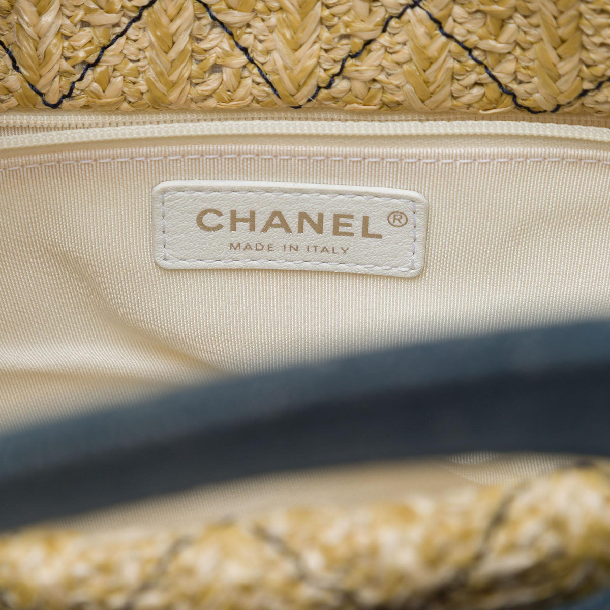 Chanel PVC and Denim 31 Shopping Tote