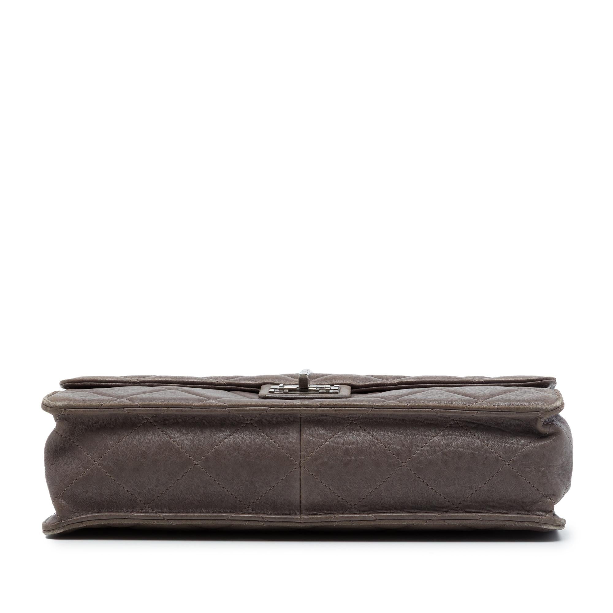 Chanel Paris Byzance Jumbo Washed Lambskin Take Away Flap