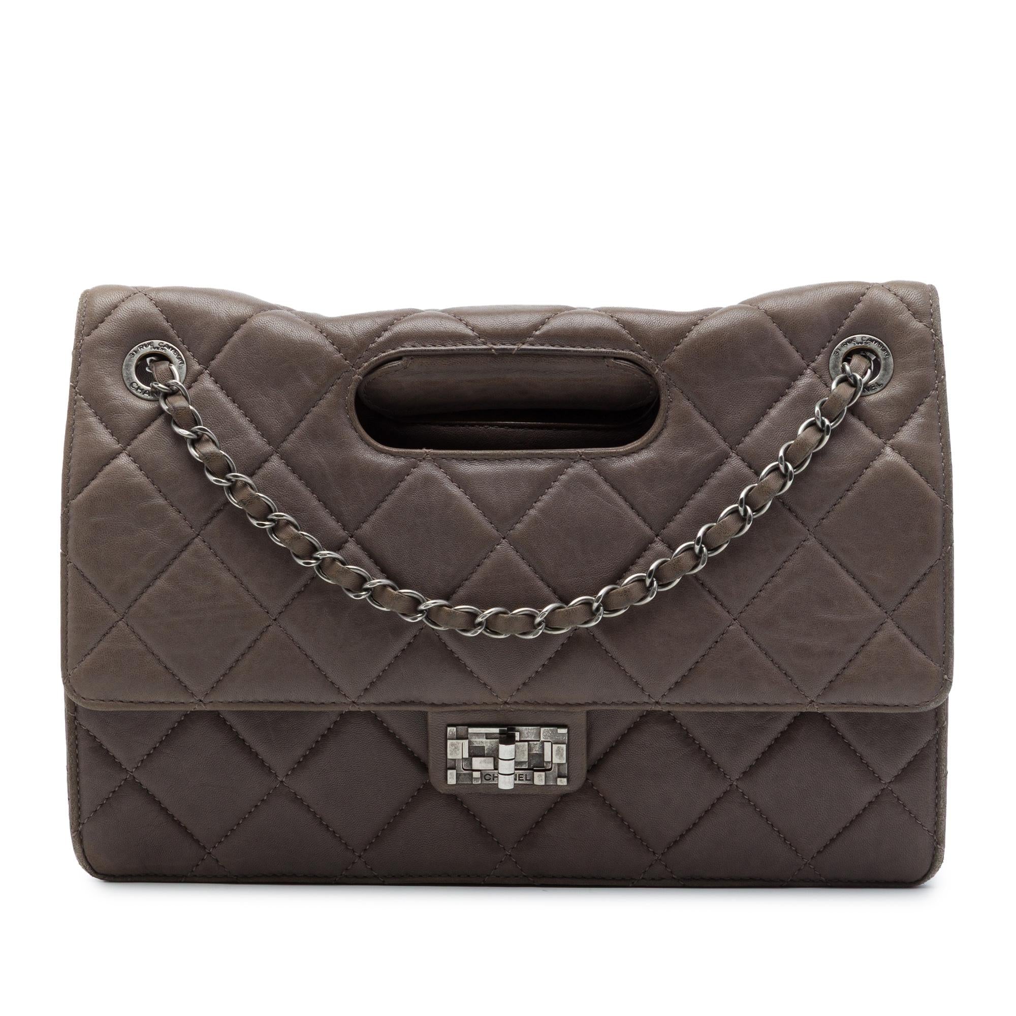 Chanel Paris Byzance Jumbo Washed Lambskin Take Away Flap