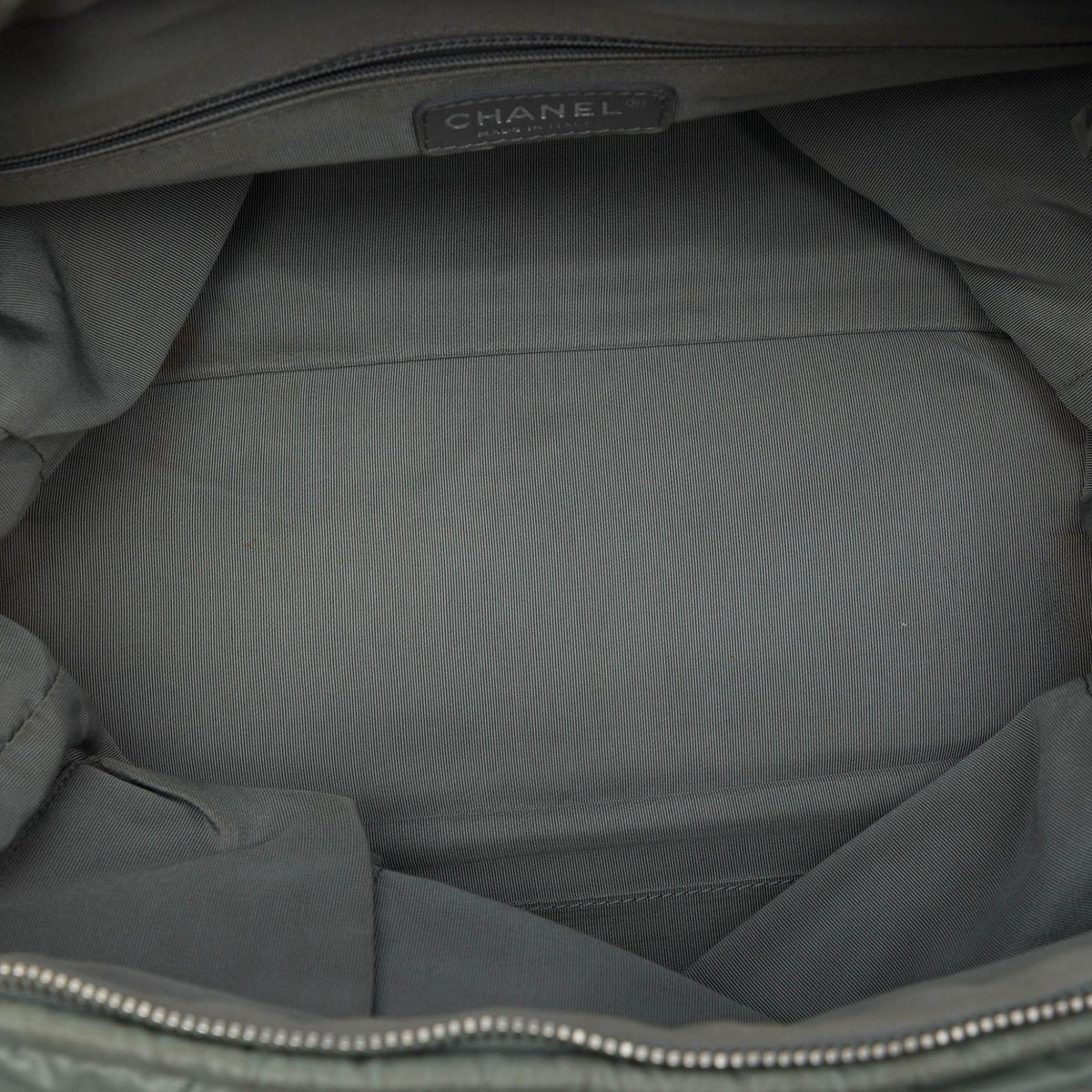 Chanel Paris Byzance Nylon Tweed On Stitch Bowler Bag