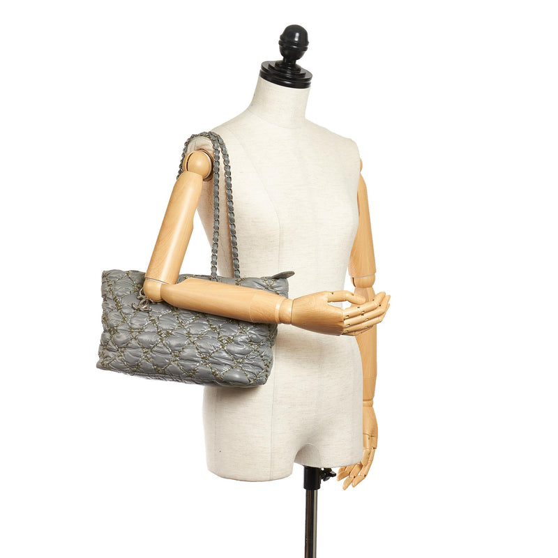 Chanel Paris Byzance Tweed on Stitch Flap Bag