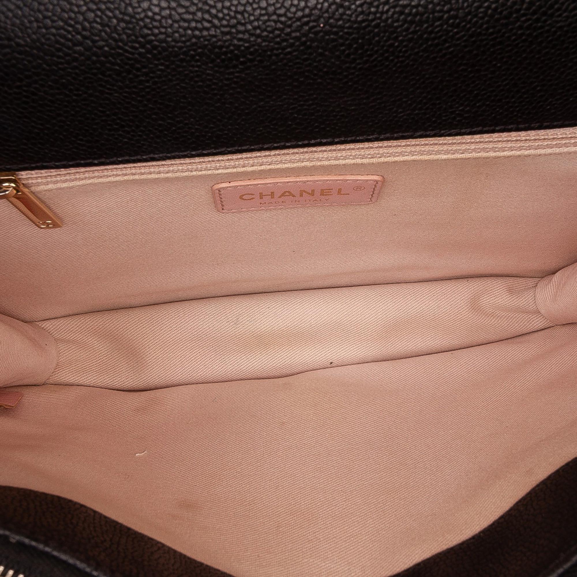 Chanel Paris Cuba Medium Caviar Thread Around Flap