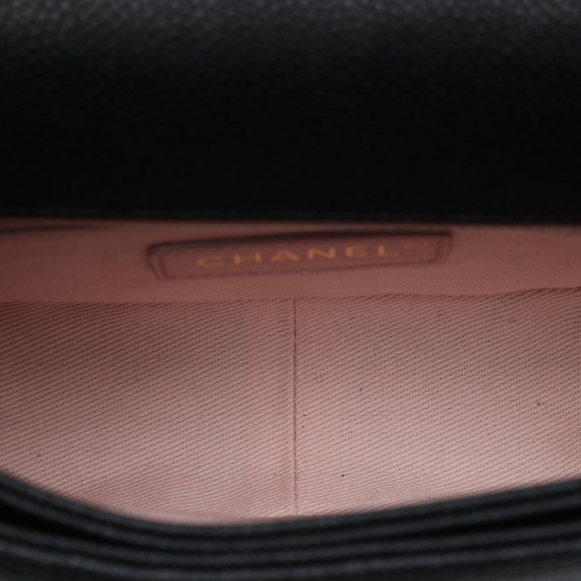 Chanel Paris Cuba Medium Quilted Caviar Thread Around Flap