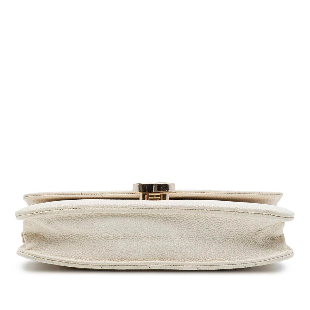 Chanel Paris Cuba Quilted Caviar Thread Around Wallet On Chain