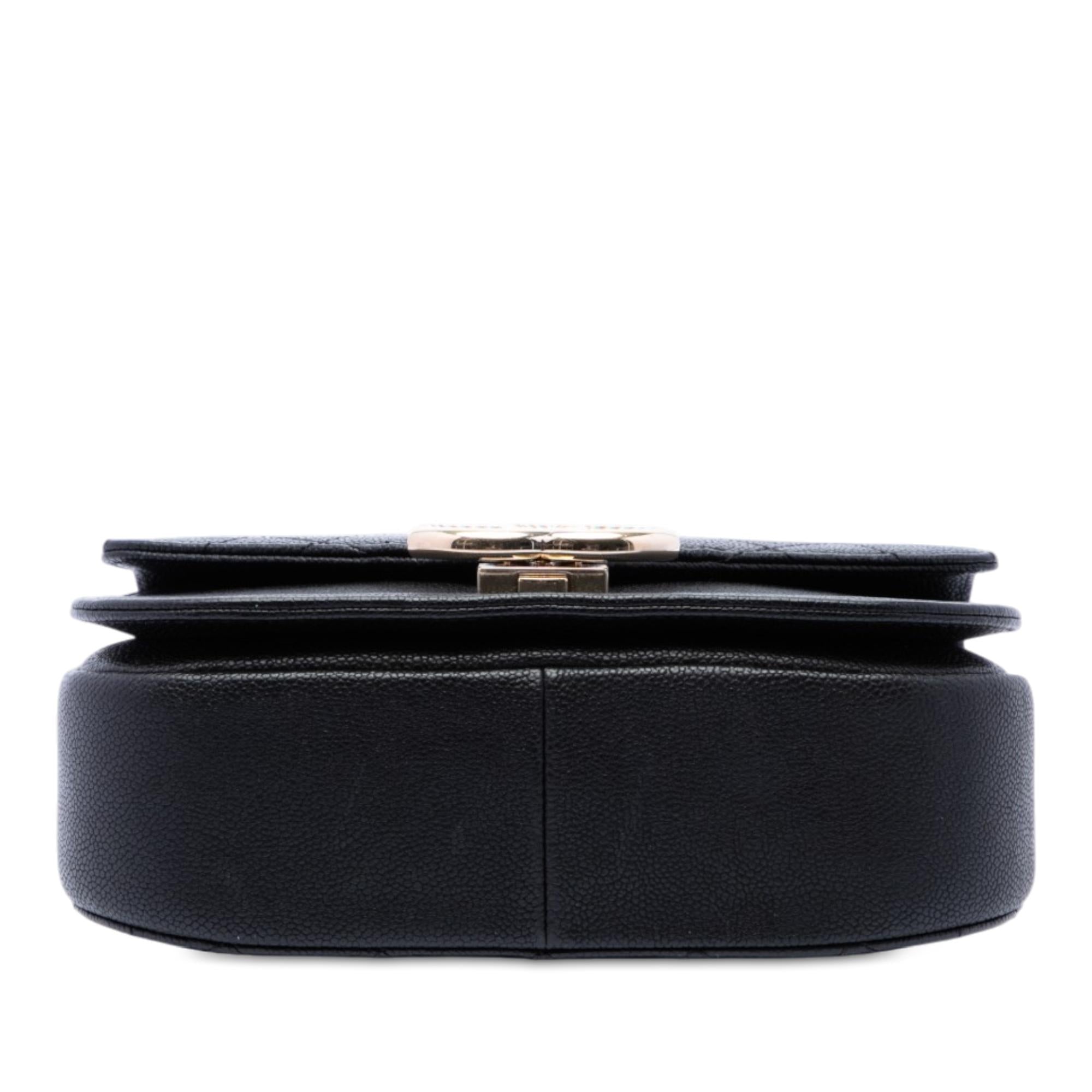 Chanel Paris Cuba Small Quilted Caviar Thread Around Flap