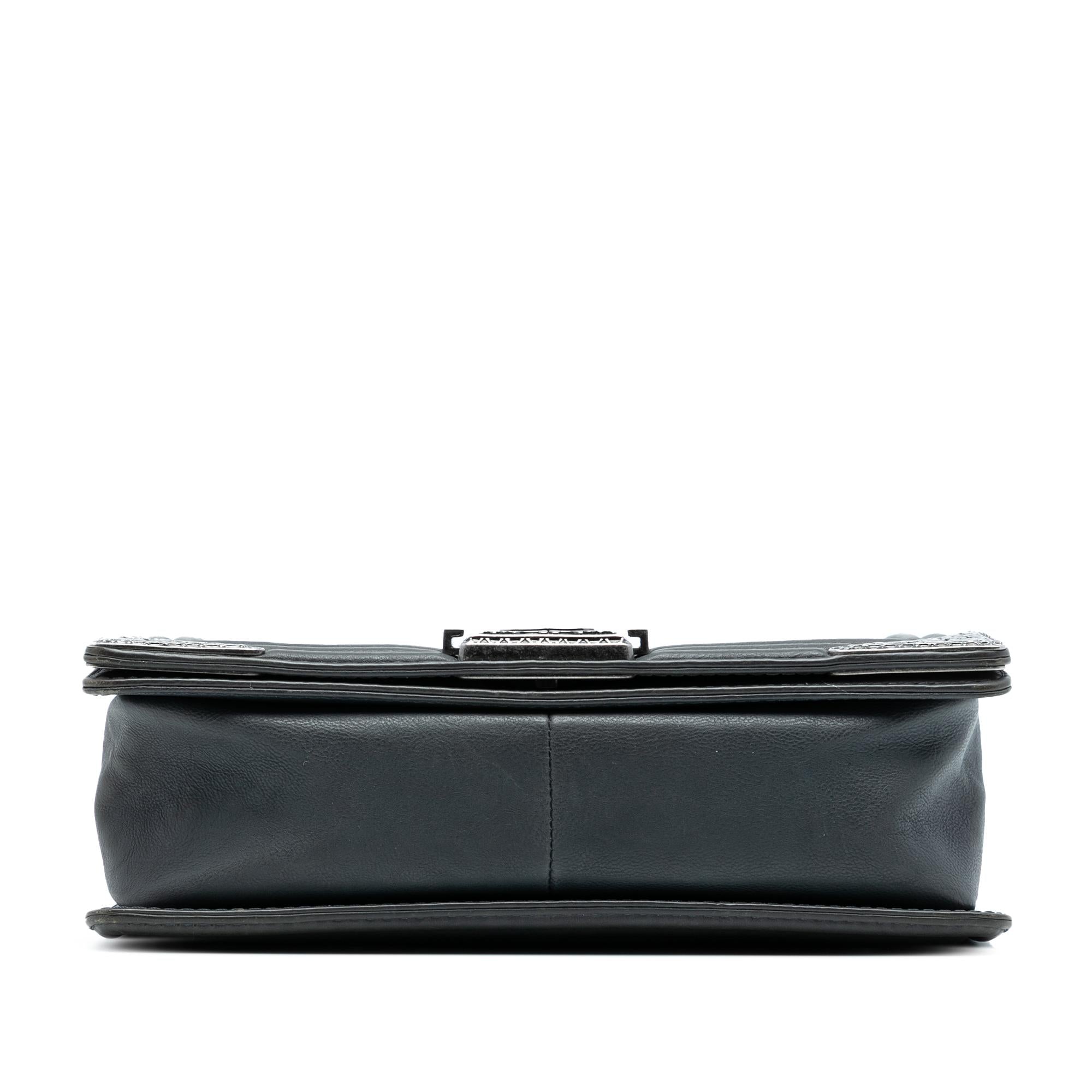 Chanel Paris Dallas Old Medium Quilted Calfskin Cowboy Boy Flap