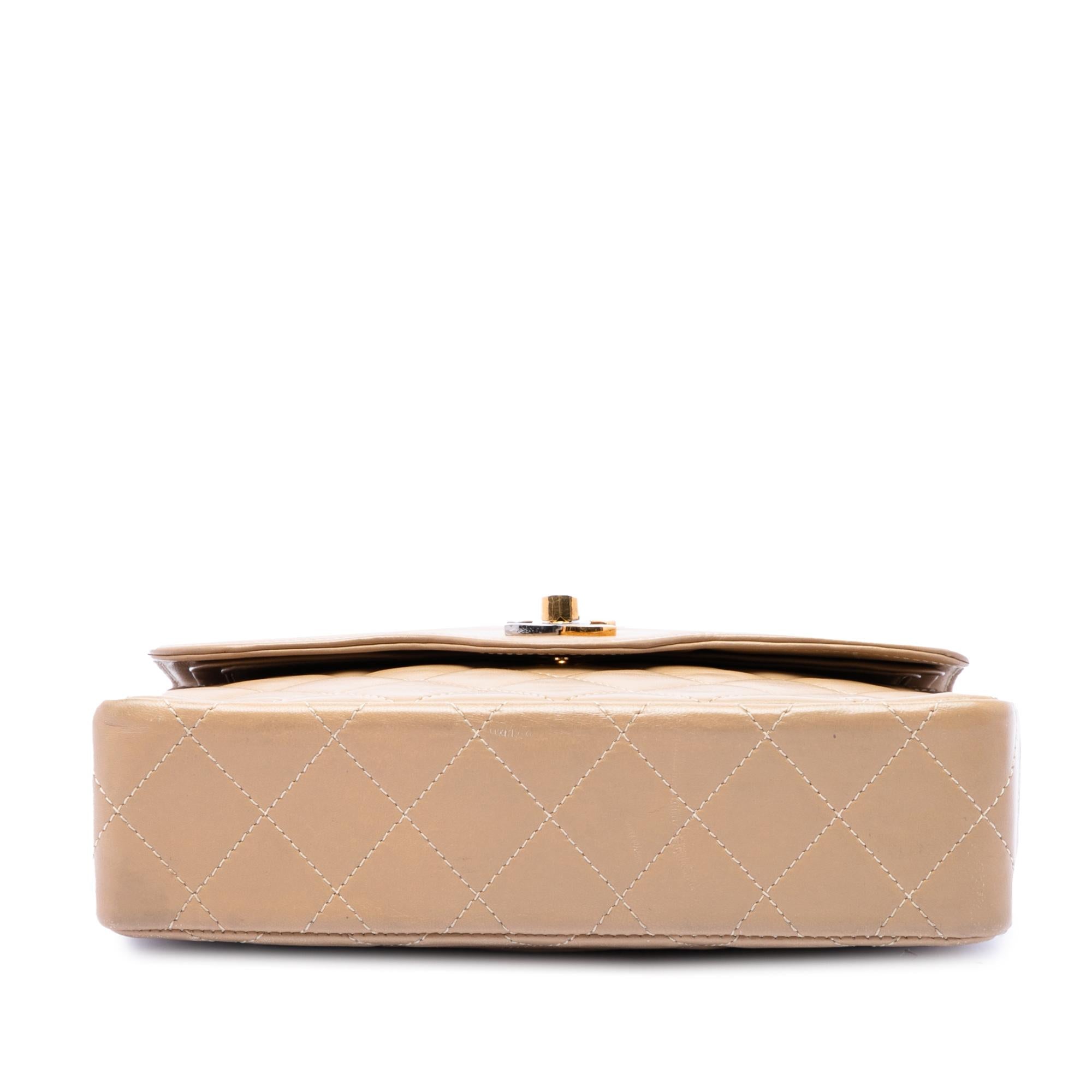 Chanel Paris Limited Edition Small CC Quilted Lambskin Double Flap