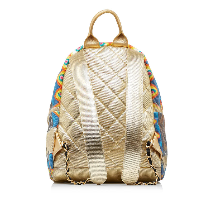 Chanel Paris New-York Street Spirit Backpack (SHG-bCgLVx)