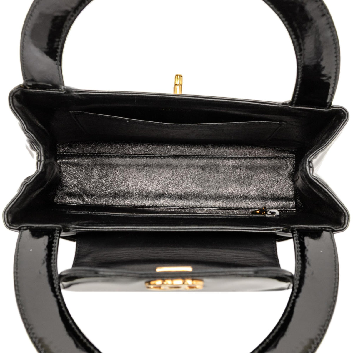 Chanel Patent Kelly Top Handle Flap