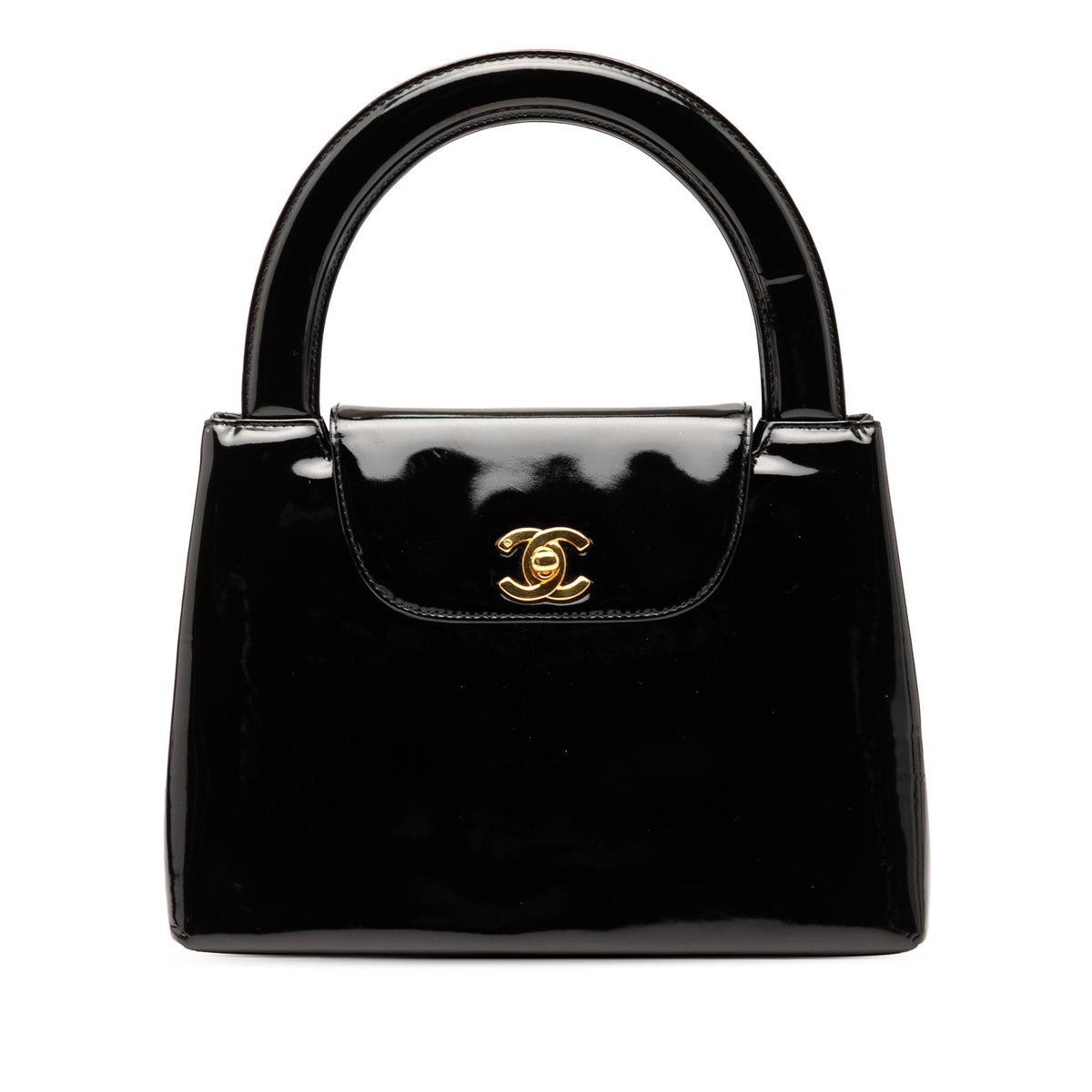 Chanel Patent Kelly Top Handle Flap