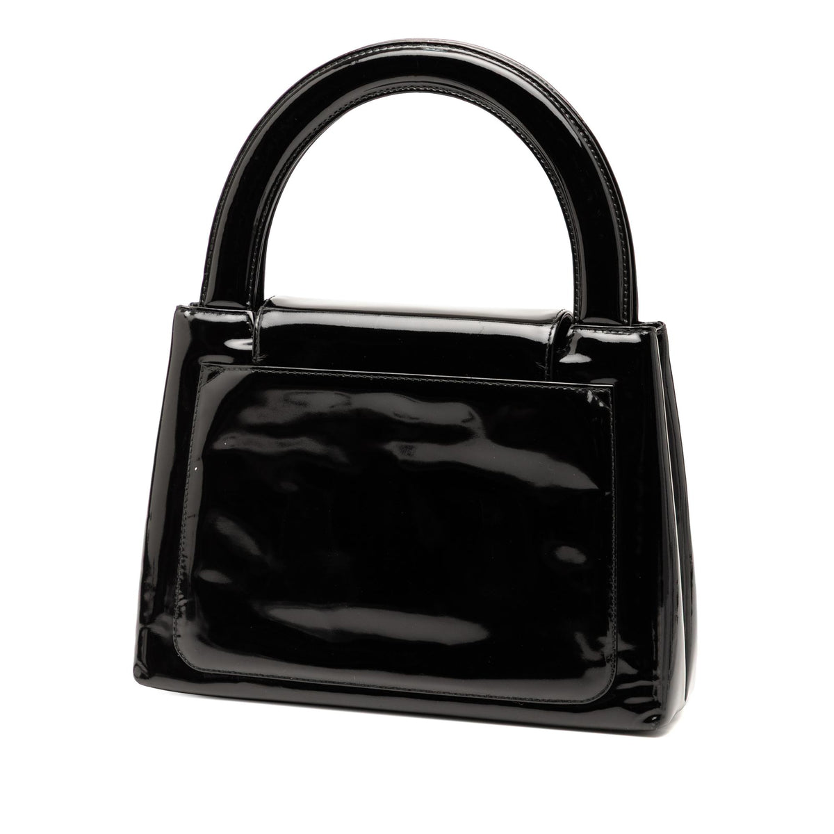Chanel Patent Kelly Top Handle Flap