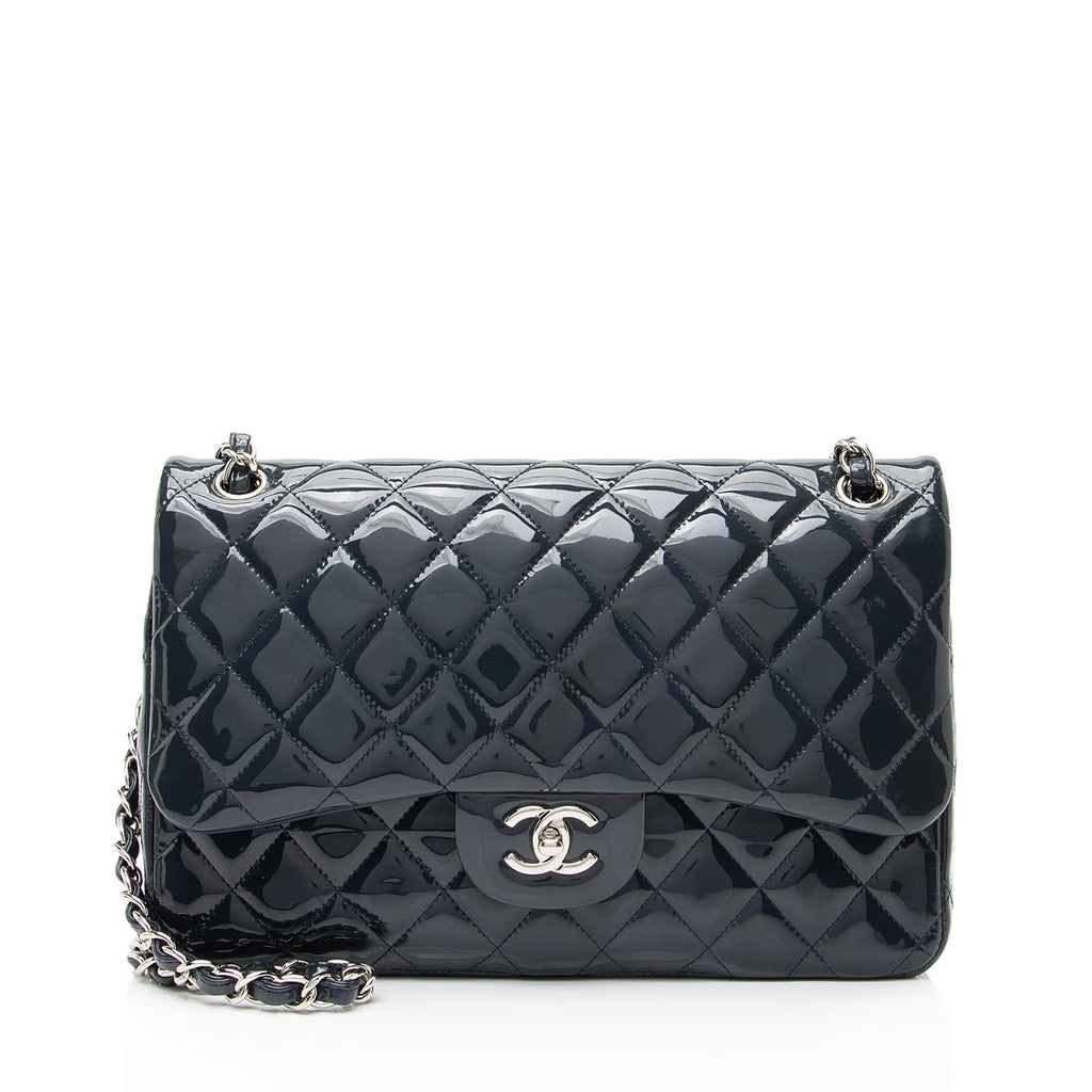 Chanel 2005 Ritz Patent Jumbo Leather Bag · INTO