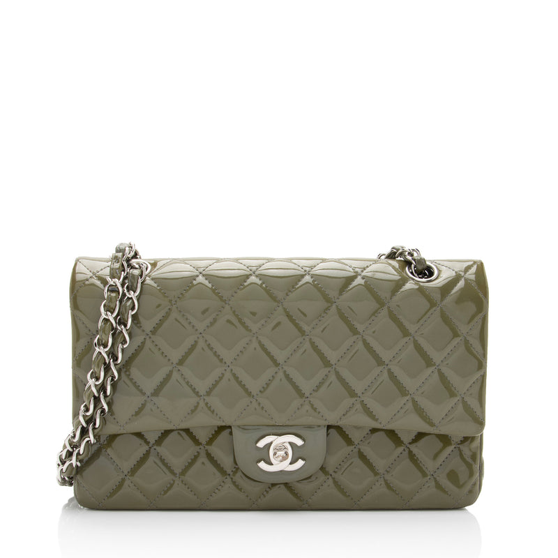 Chanel jumbo store patent leather