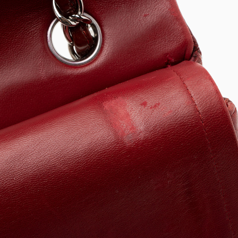 Chanel Patent Leather Classic Medium Double Flap Bag (SHF-BwsnL1)