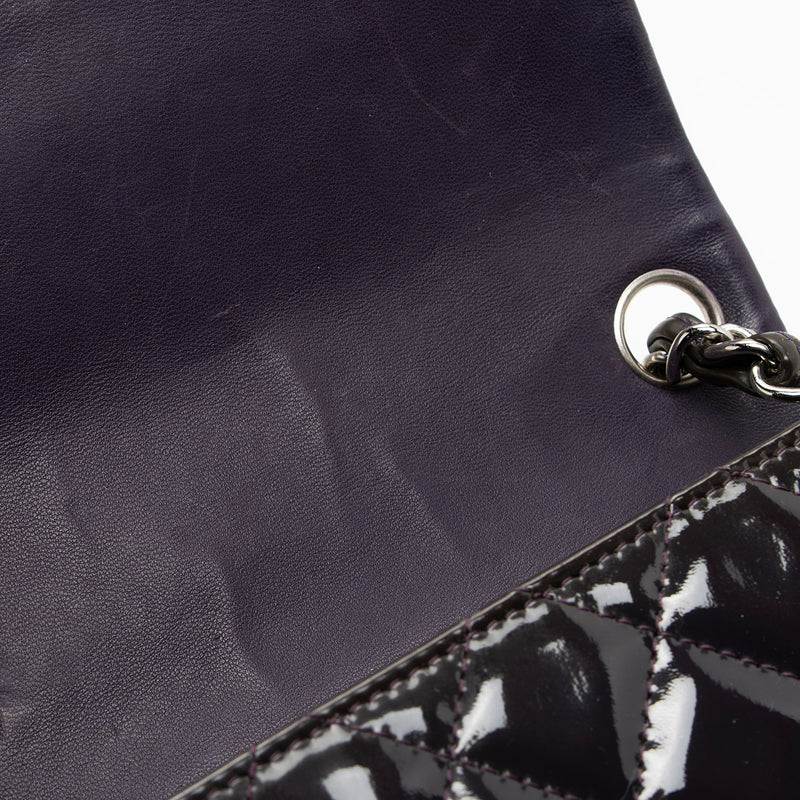 Chanel Patent Leather Classic Square Mini Flap Bag (SHF-Ejwny1)