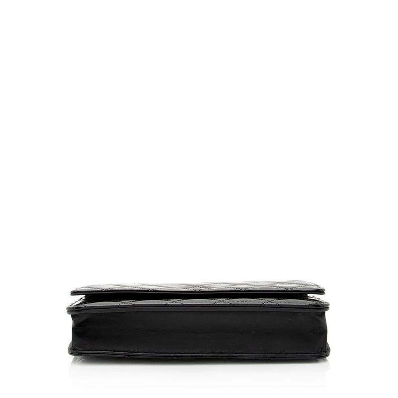 Chanel Patent Leather Classic Wallet on Chain (SHF-8fowjN)
