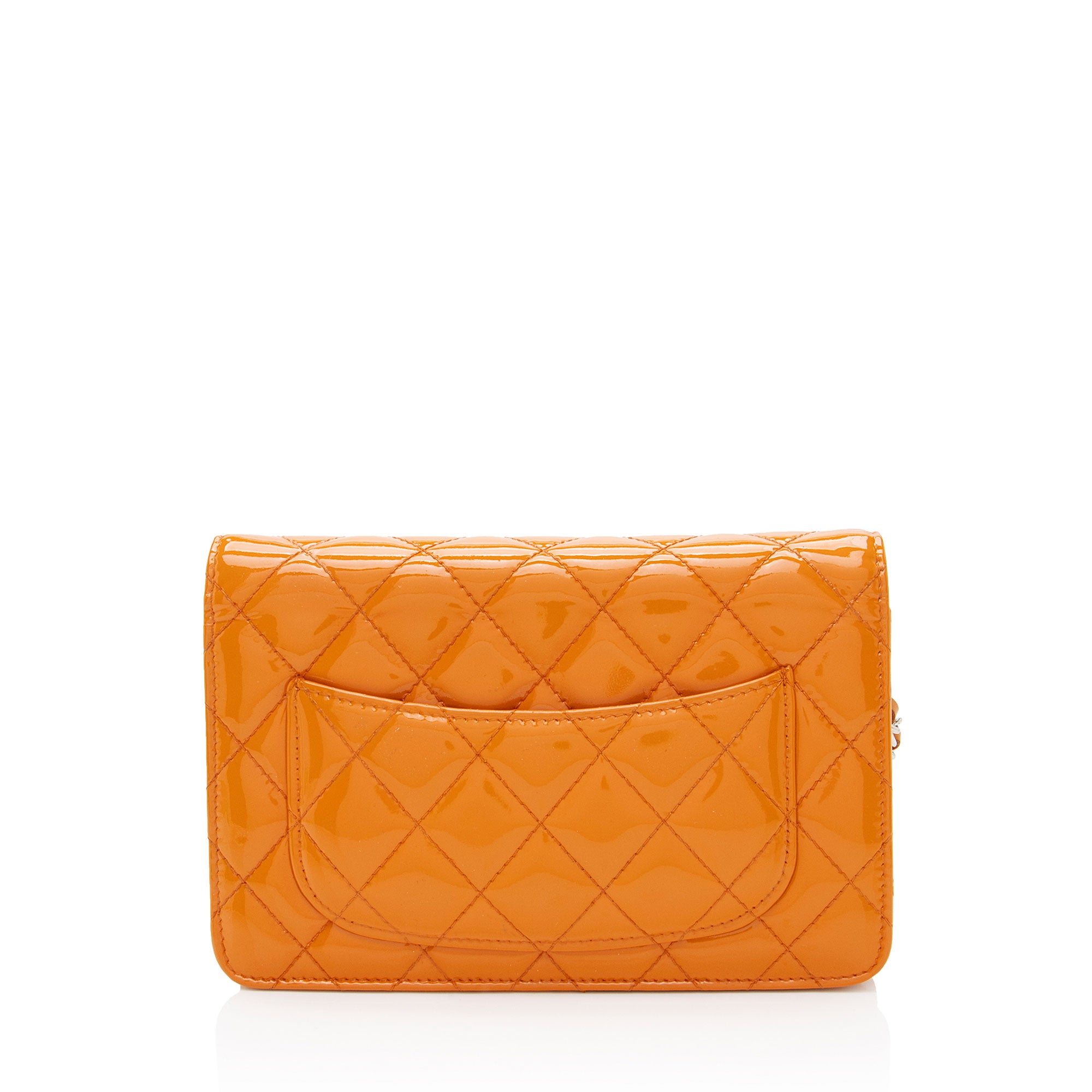 Chanel Patent Leather Classic Wallet on Chain