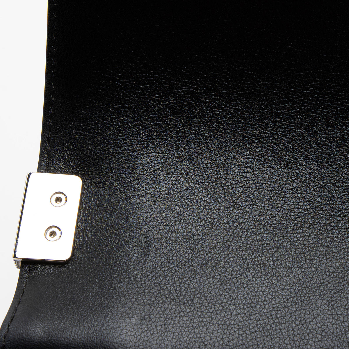 Chanel Patent Leather Plexiglass Old Medium Boy Bag