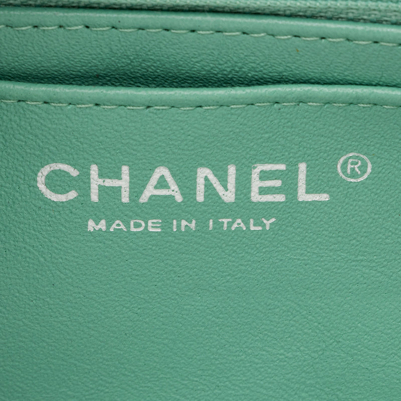 Chanel Patent Leather Rectangular Mini Flap Bag (SHF-ZhLCor)